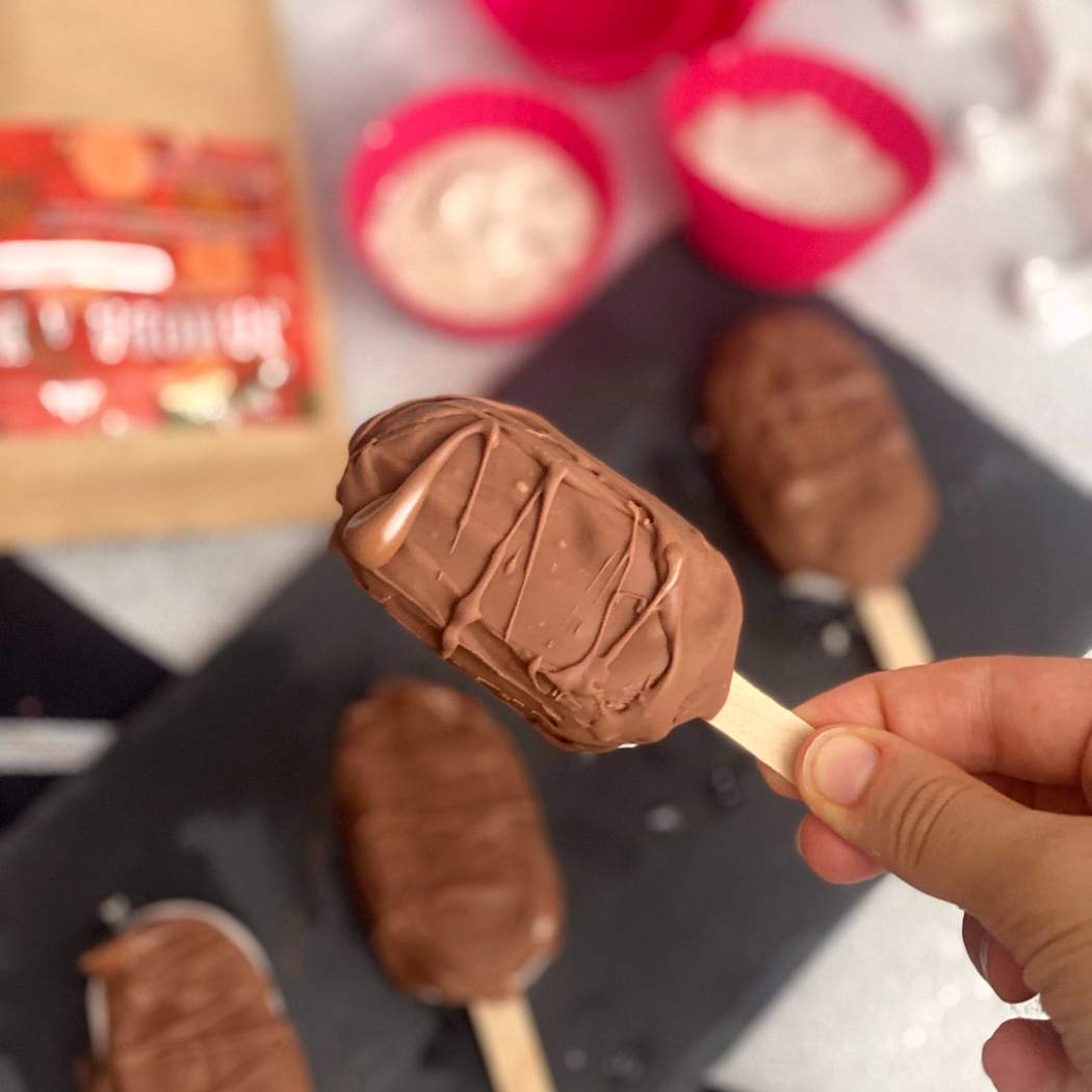 Gelati banana fragola