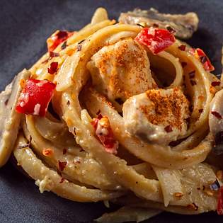 Recipe preview Creamy Chicken Curry Pasta Recipe
