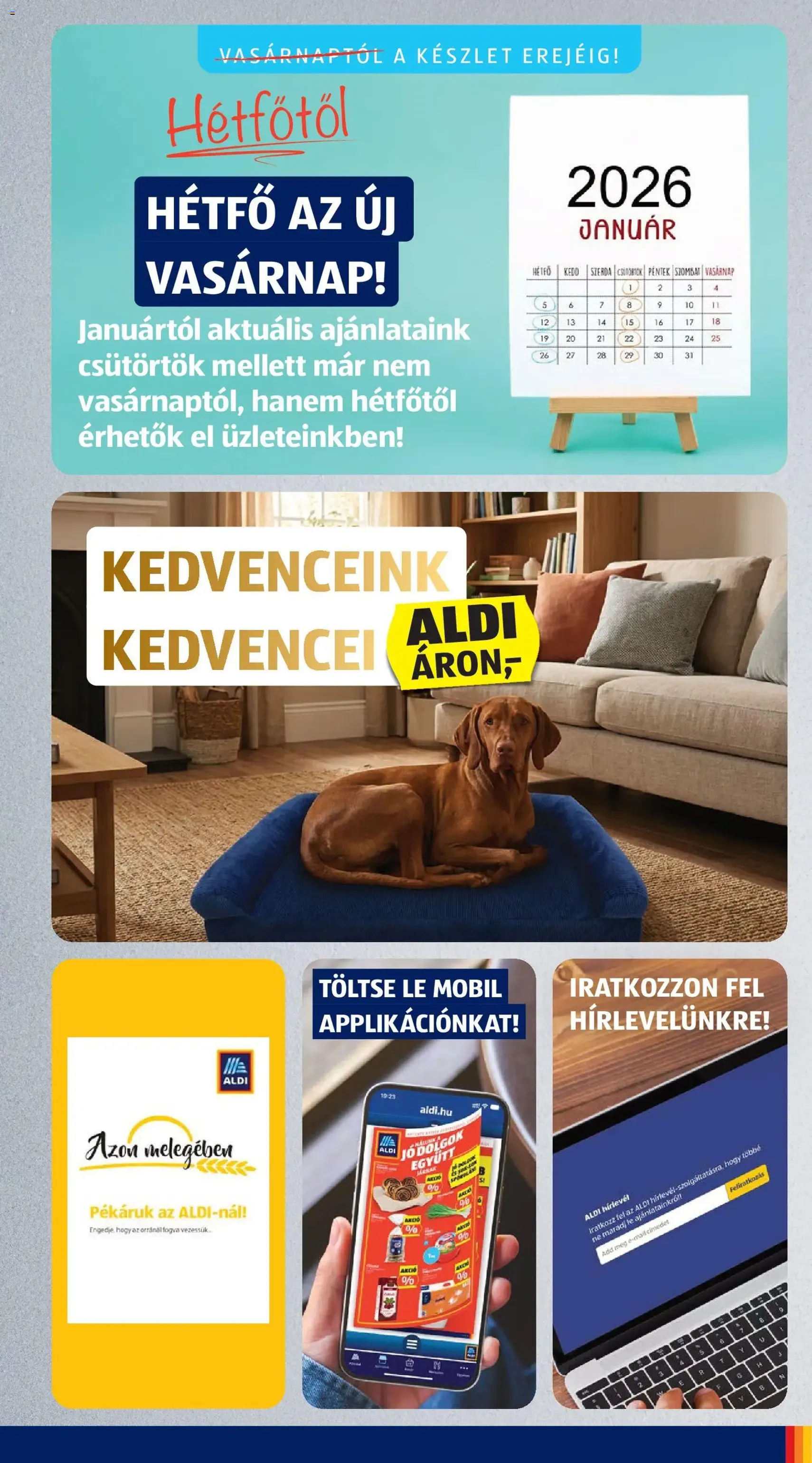 Aldi Akciós újság - 2025.12.27. érvényes szórólap 3 oldal 40 oldalból