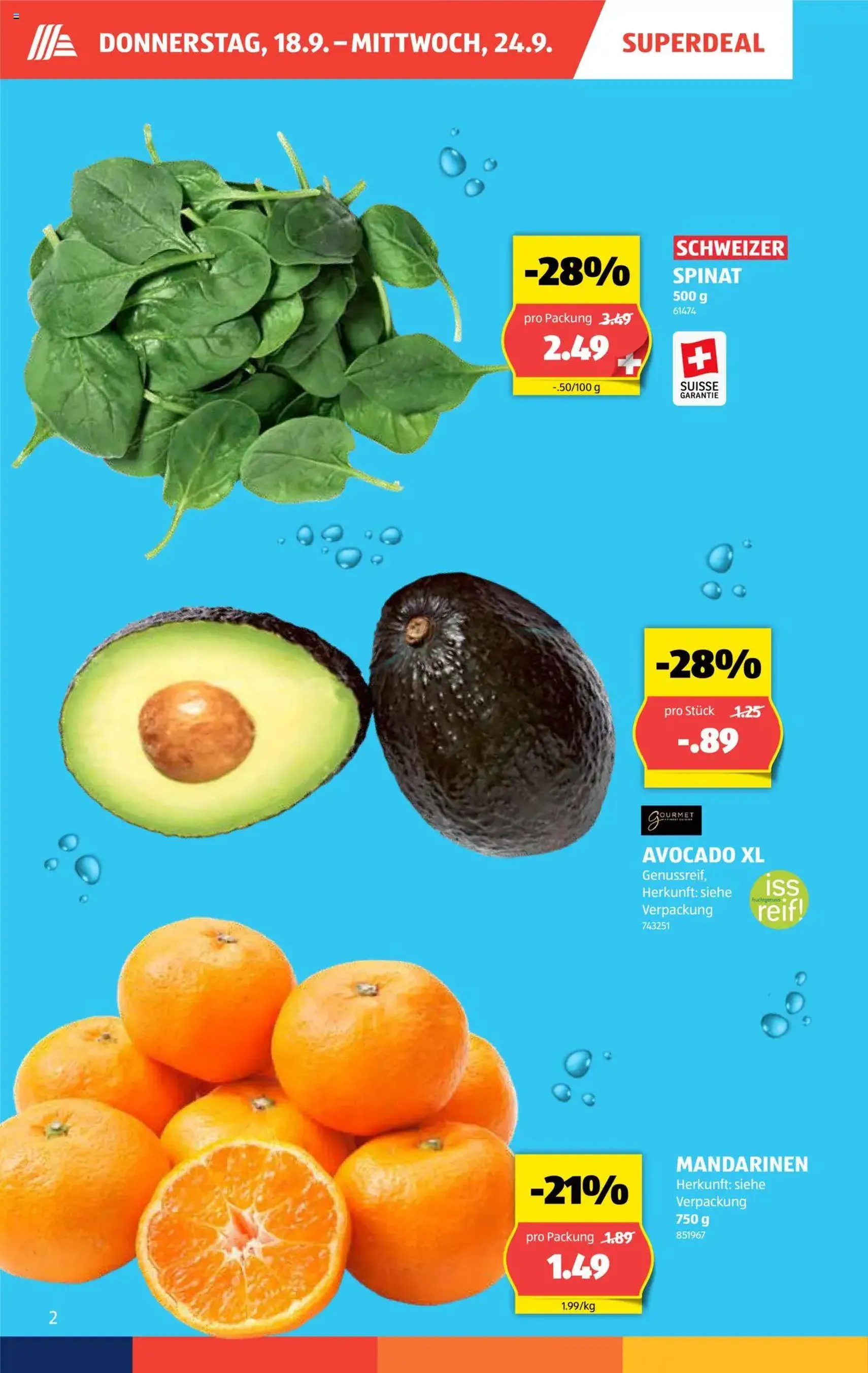 Aldi Aktionen - Gültiger Prospekt ab 18.09.2025, Seite 3 von insgesamt 32