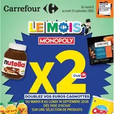Carrefour catalogue - Prévisualisation du catalogue valable à partir du 08/09/2026