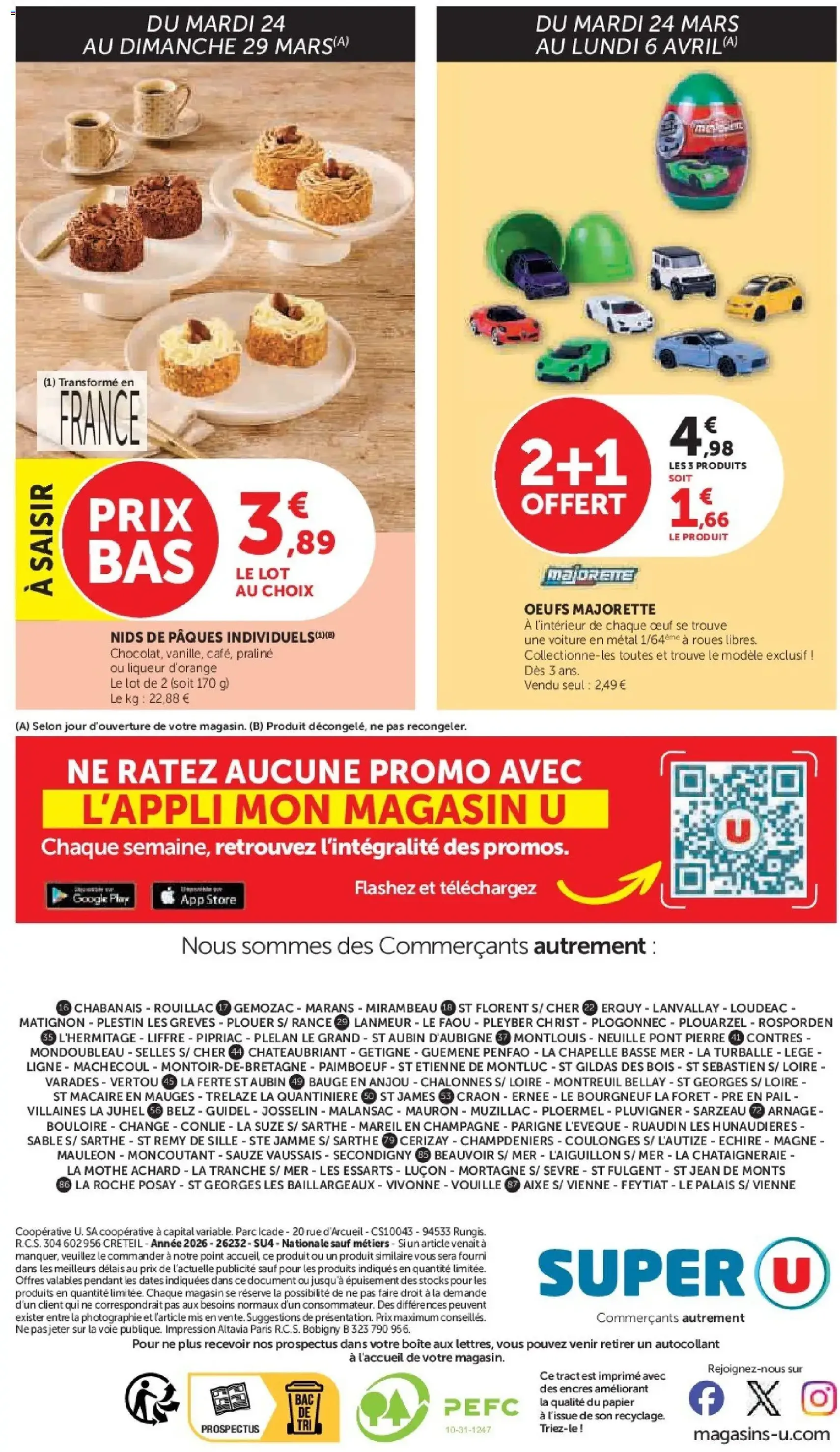 Super U catalogue - brochure valable à partir du 24/03/2026, page 44 sur 44