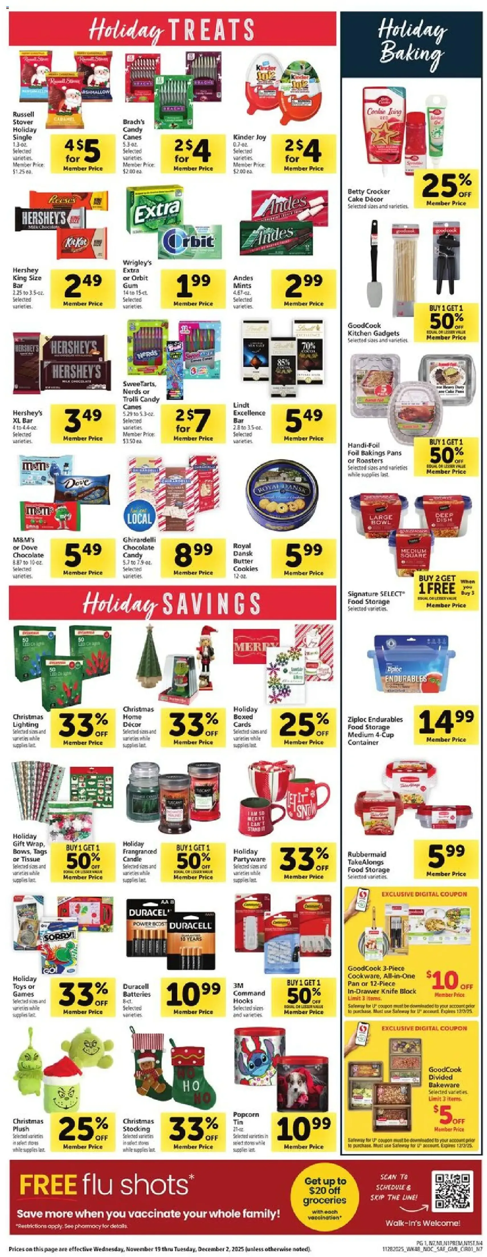 Safeway Weekly Ad - valid flyer from 11/28/2025, page 5 of 7