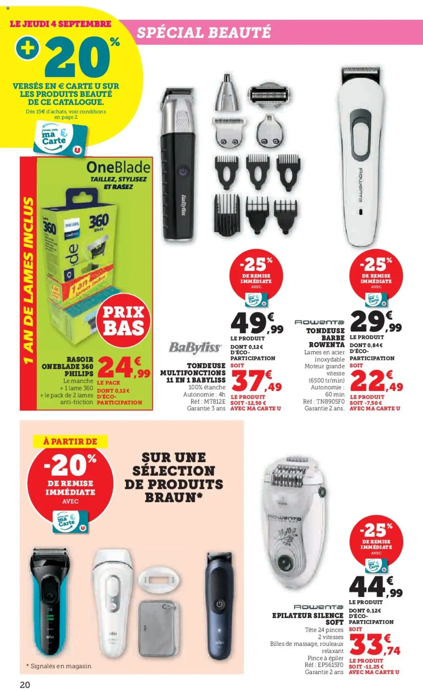 Super U catalogue - brochure valable à partir du 02/09/2025, page 20 sur 52 Super U catalogue - brochure valable à partir du 02/09/2025, page 20 sur 52