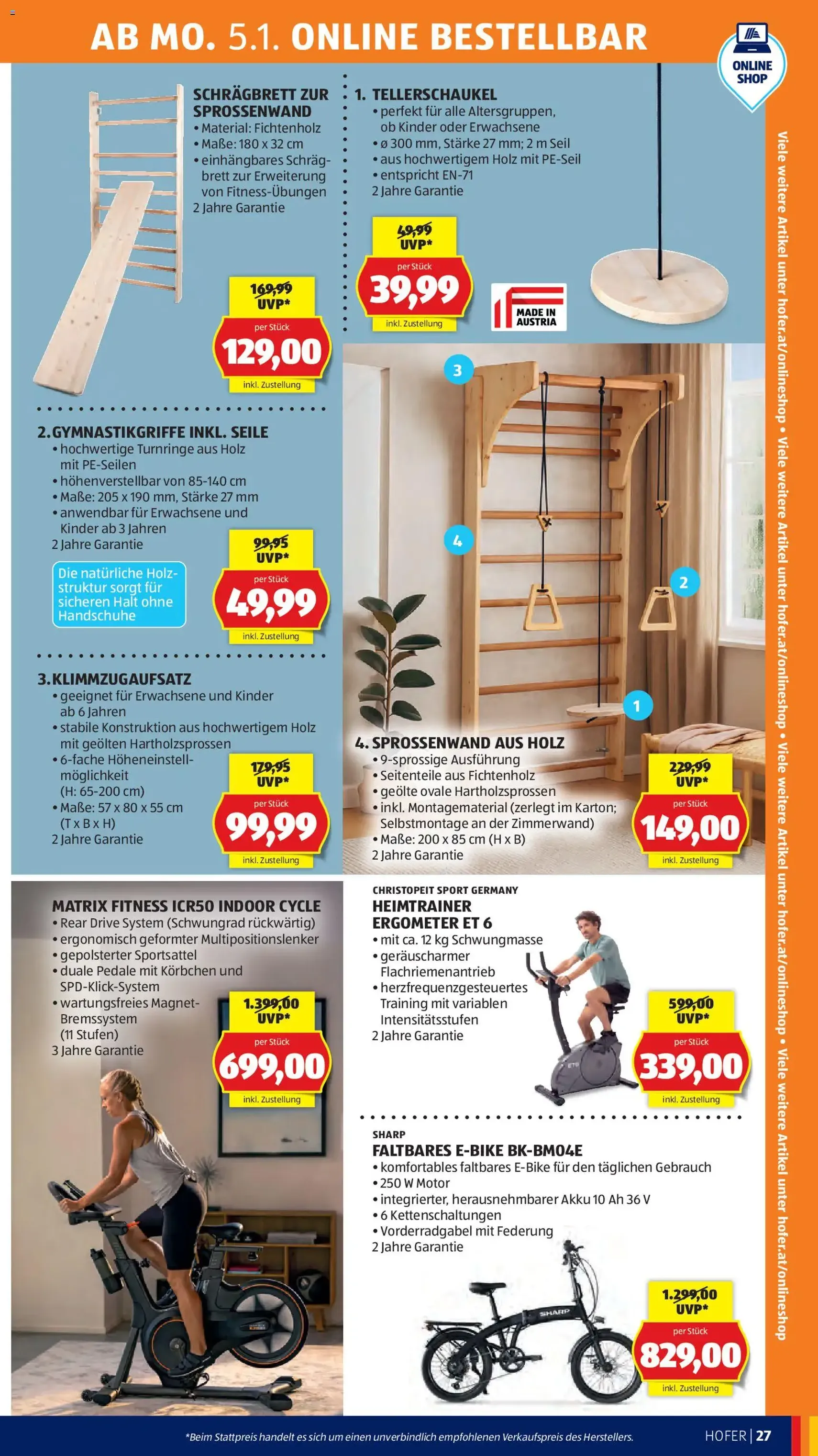 Hofer AT Akciós újság - 2026.01.02. érvényes szórólap 31 oldal 45 oldalból