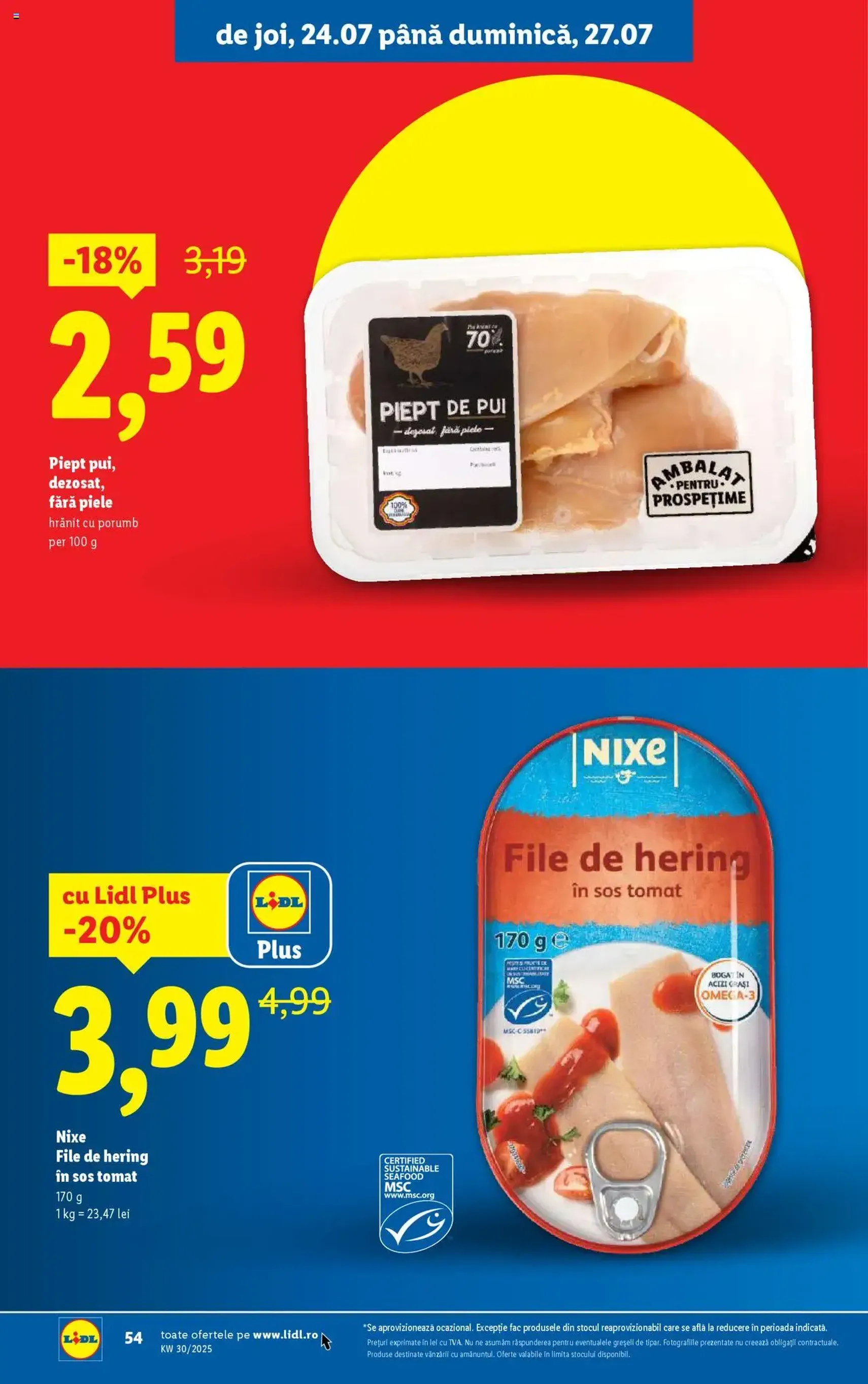 Catalog Lidl - cataloage valabile începând cu 21.07.2025 pagina 54 din 74 Catalog Lidl - cataloage valabile începând cu 21.07.2025 pagina 54 din 74