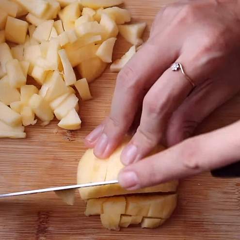 Plumcake alle mele - procedimento 1