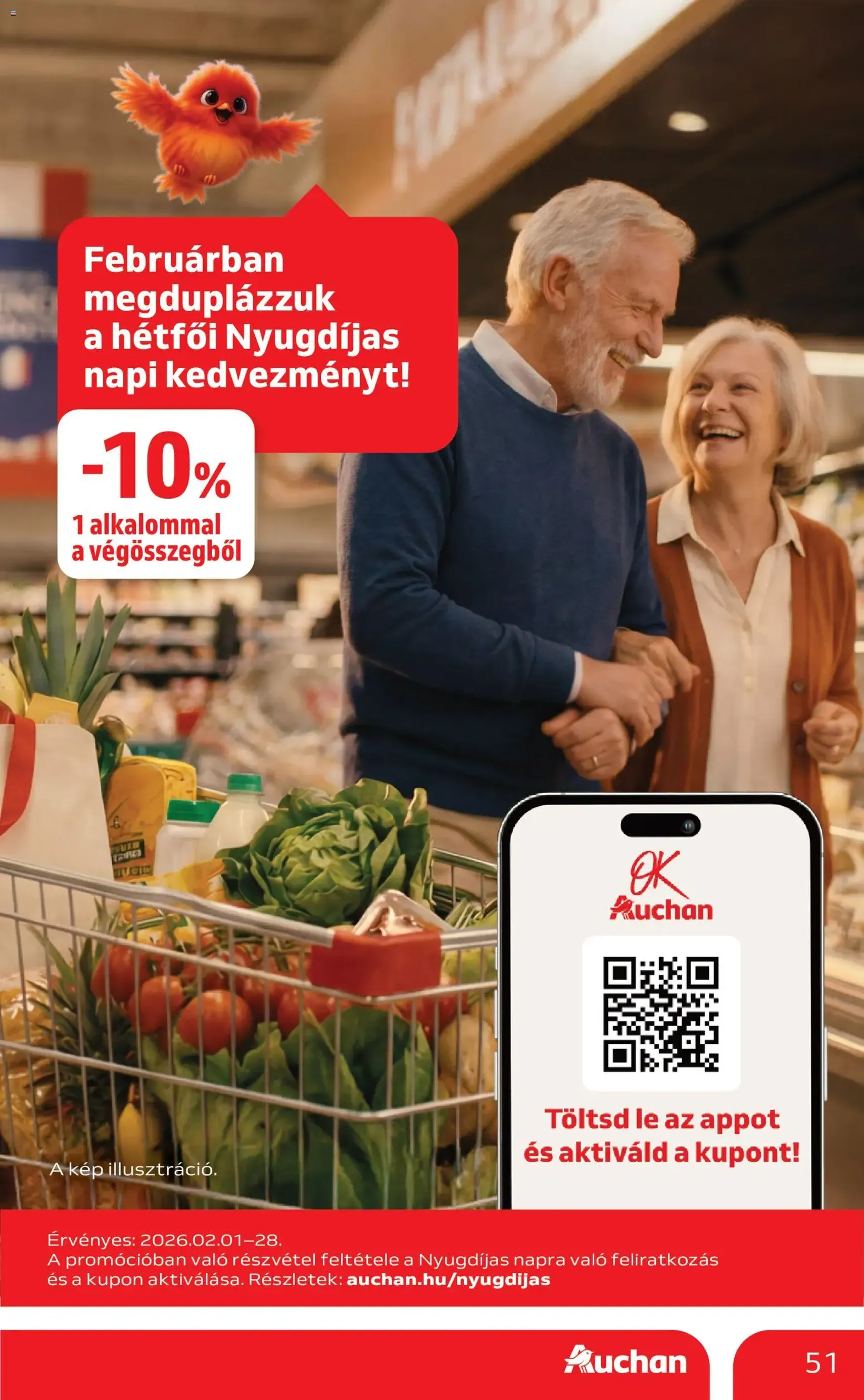 Auchan Akciós újság - 2026.02.19. érvényes szórólap 51 oldal 52 oldalból