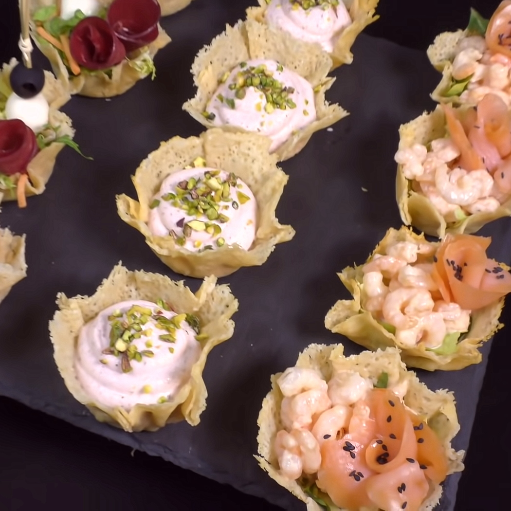 Cestini di parmigiano