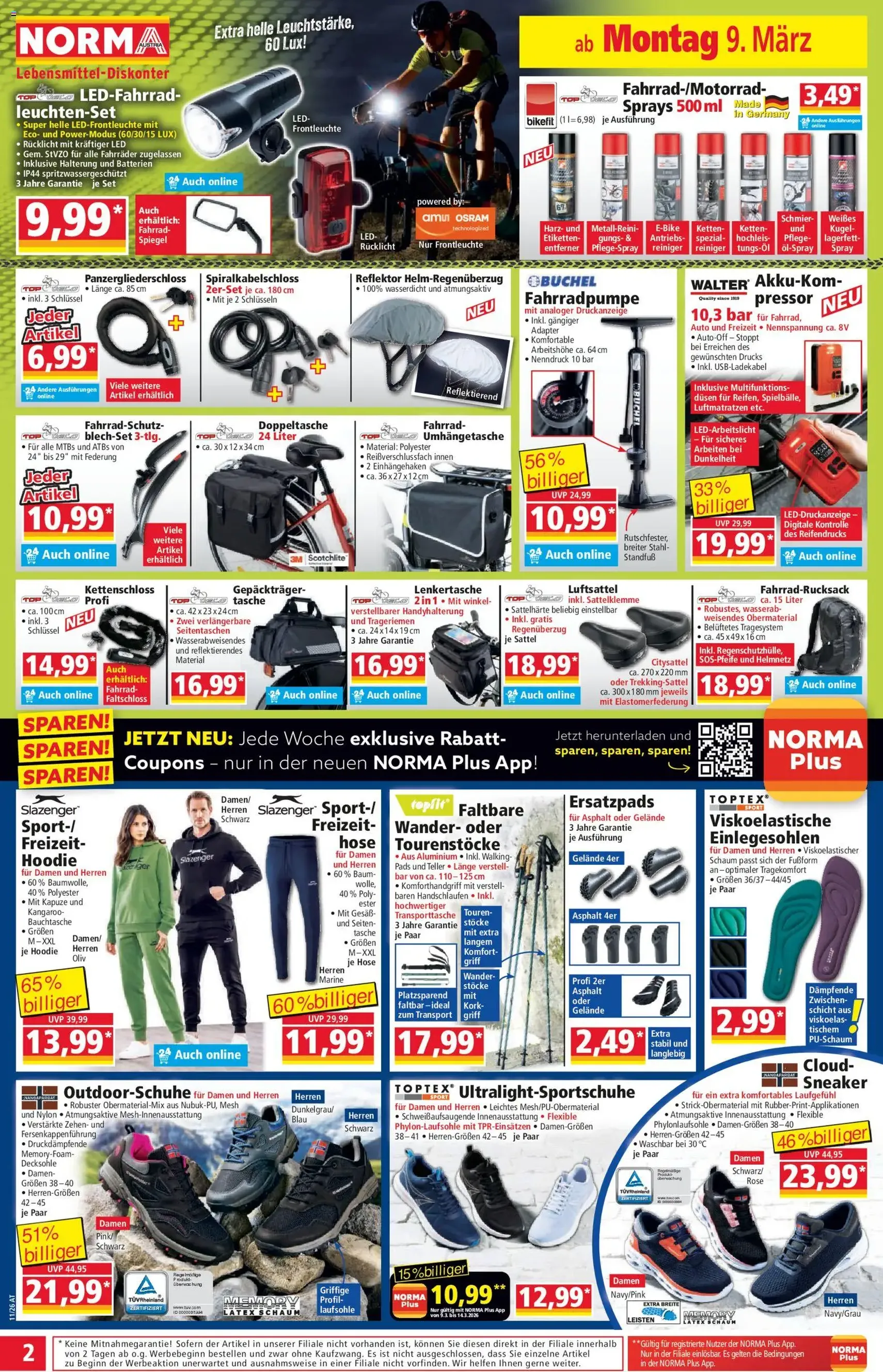 Norma Flugblatt - Gültiger Prospekt ab 09.03.2026, Seite 2 von insgesamt 18