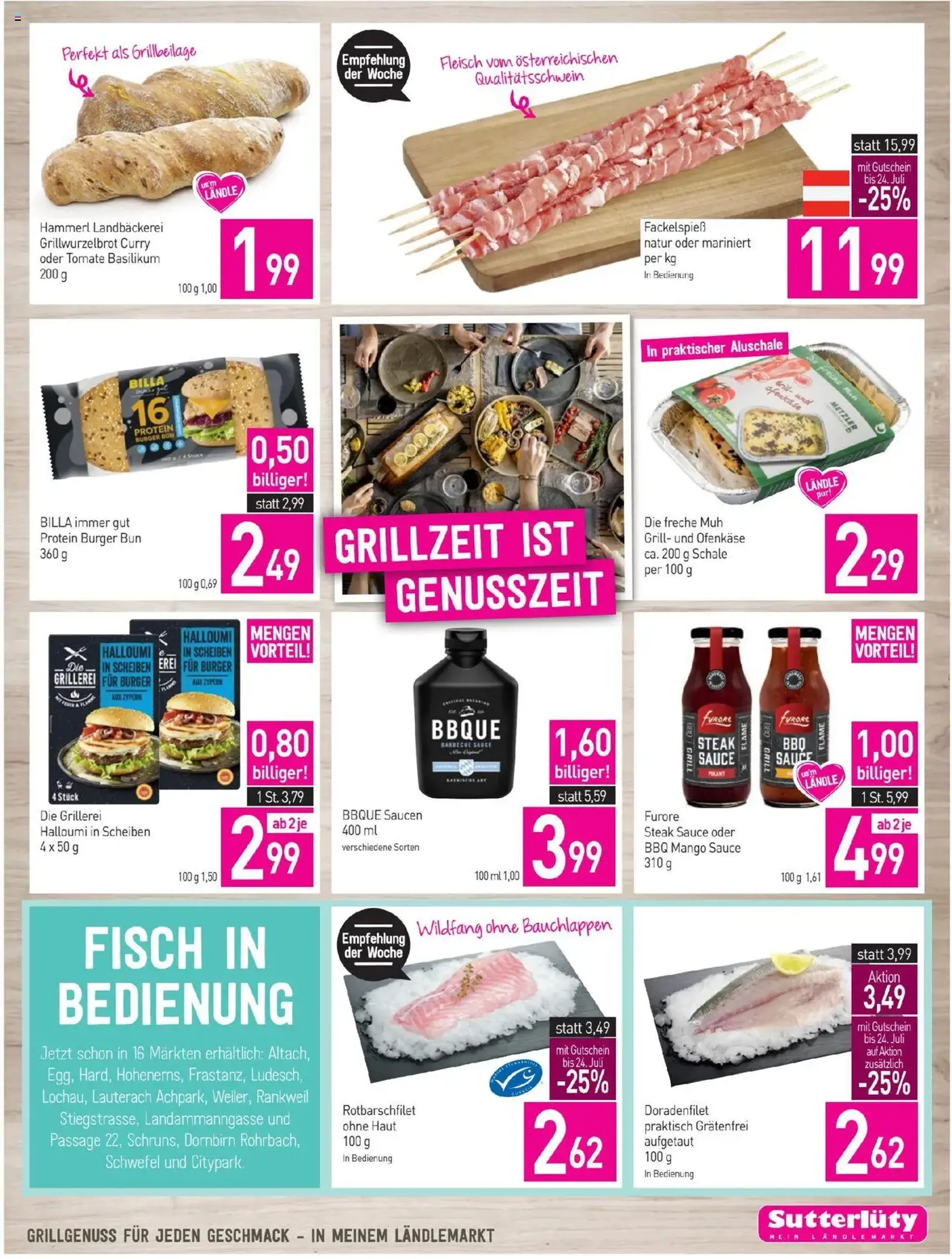 Sutterlüty Flugblatt - Gültiger Prospekt ab 17.07.2025, Seite 11 von insgesamt 24 Sutterlüty Flugblatt - Gültiger Prospekt ab 17.07.2025, Seite 11 von insgesamt 24