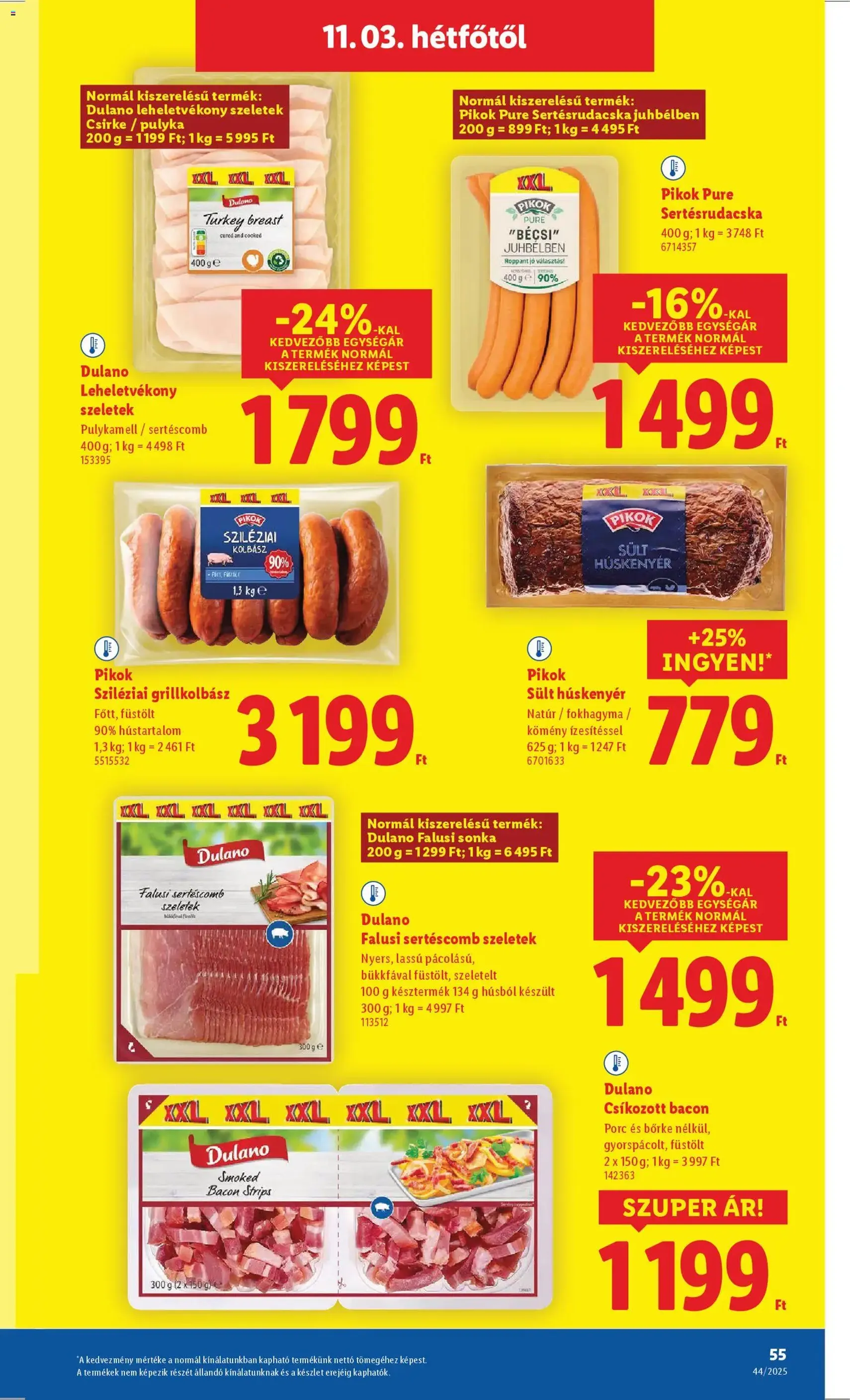 Lidl Akciós újság - 2025.10.30. érvényes szórólap 55 oldal 66 oldalból Lidl Akciós újság - 2025.10.30. érvényes szórólap 55 oldal 66 oldalból