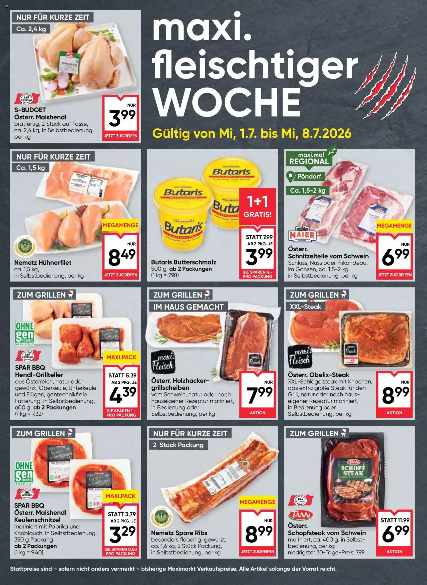 Maximarkt Flugblatt - Gültiger Prospekt ab 01.07.2026, Seite 4 von insgesamt 24