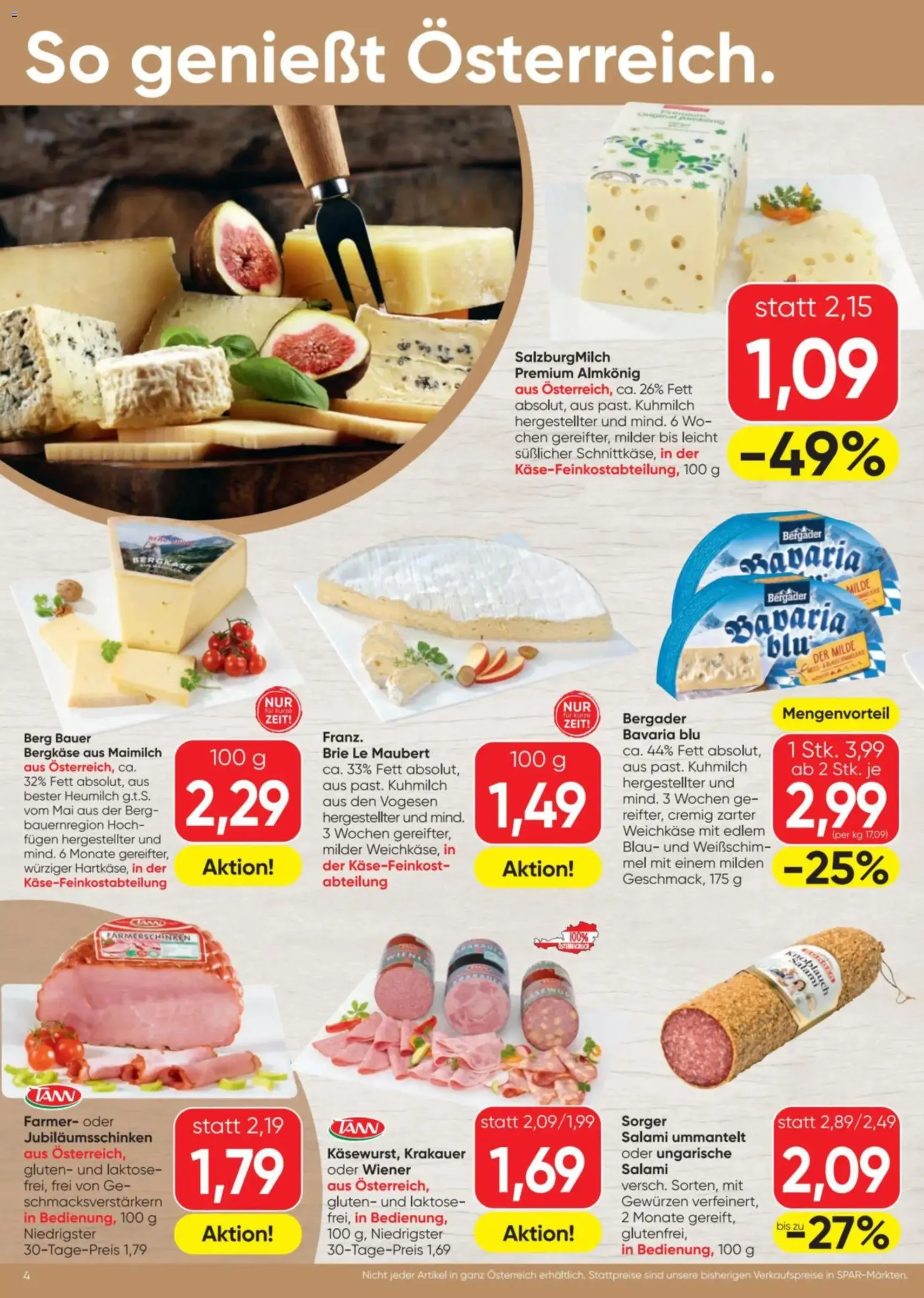 Spar Flugblatt - Gültiger Prospekt ab 06.11.2025, Seite 4 von insgesamt 24