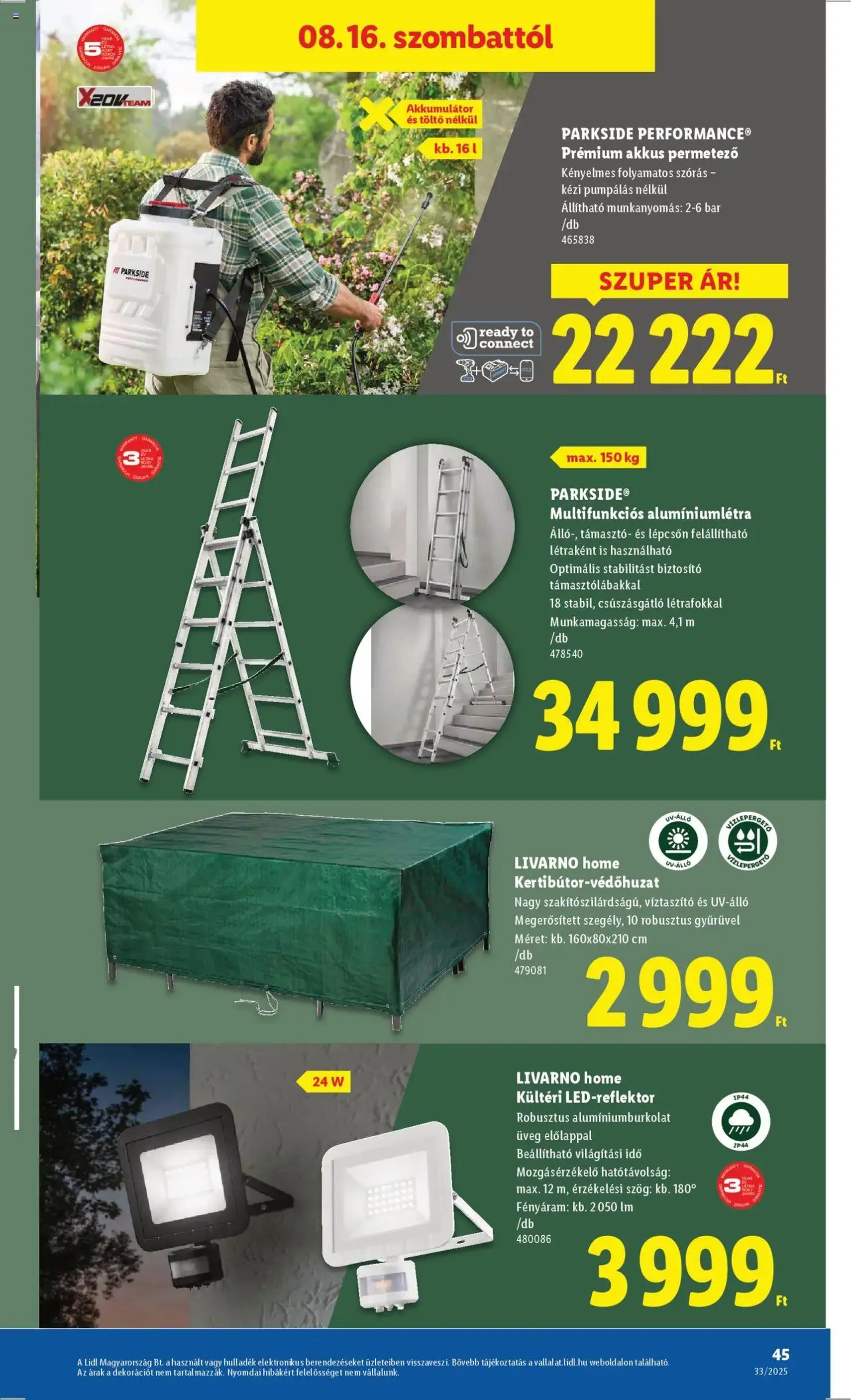 Lidl Akciós újság - 2025.08.14. érvényes szórólap 45 oldal 64 oldalból