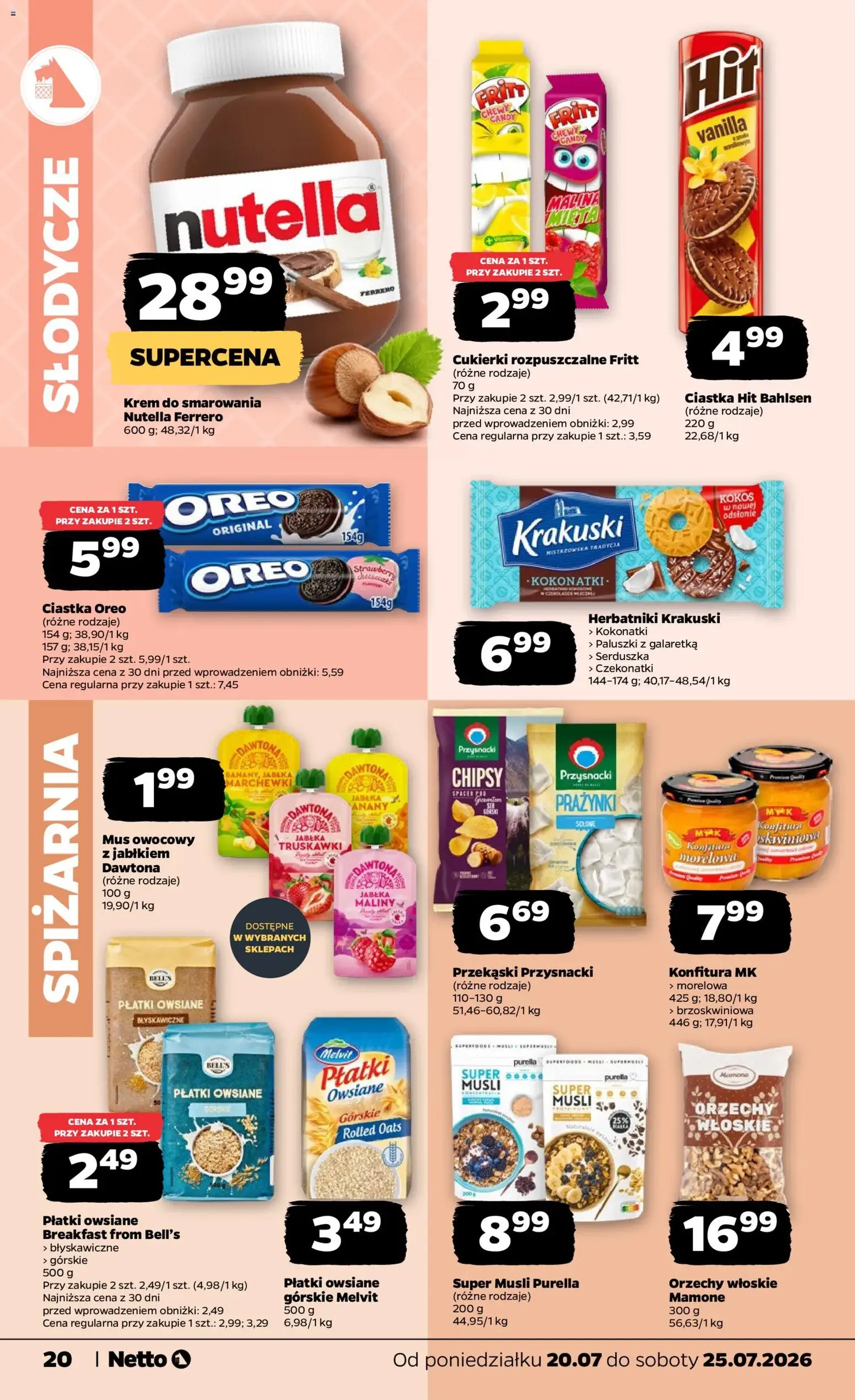 Netto gazetka od poniedziałku - ważny gazetka od 20.07.2026 strona 20 z 33