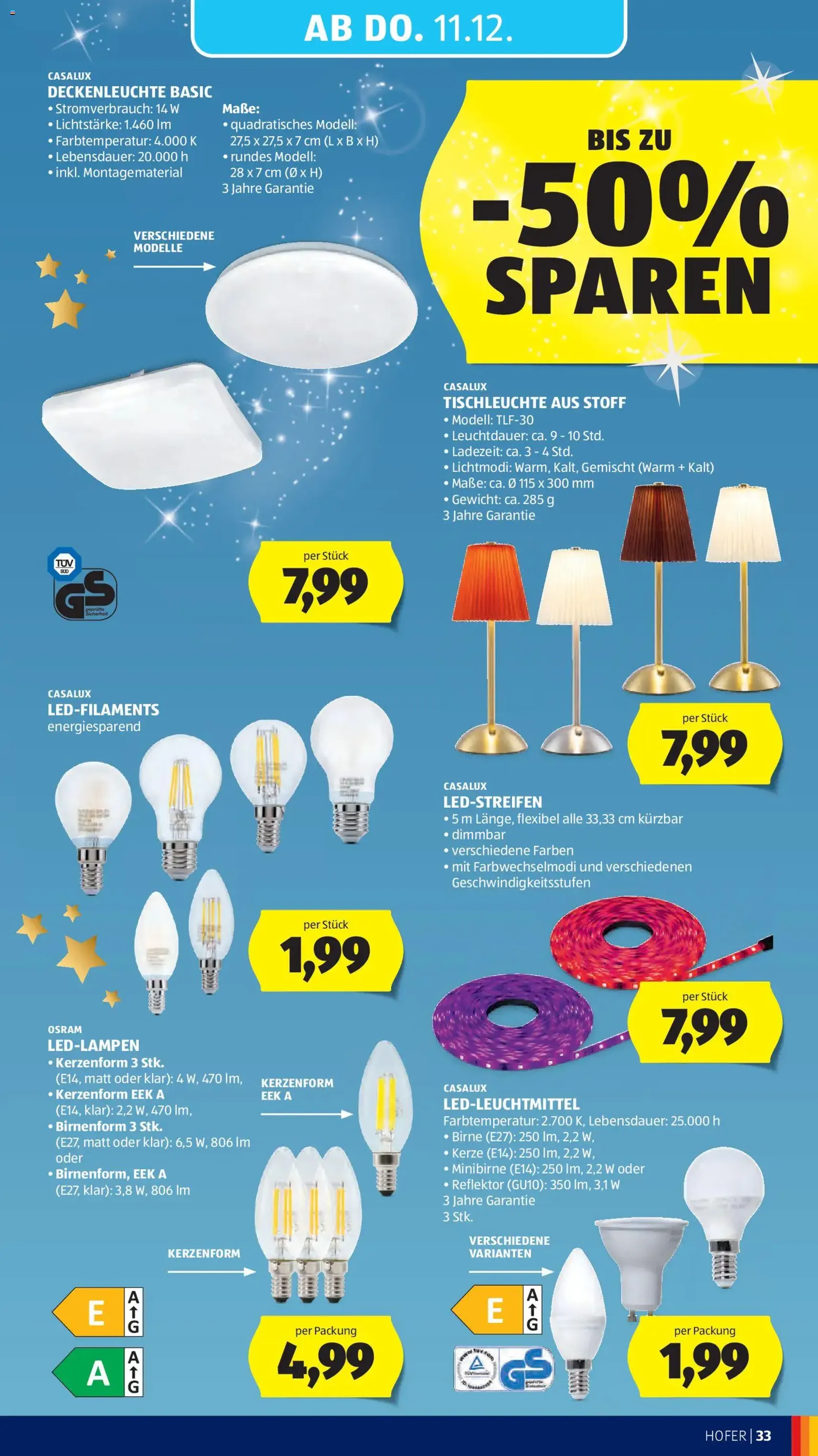 Hofer Flugblatt - Gültiger Prospekt ab 05.12.2025, Seite 47 von insgesamt 60