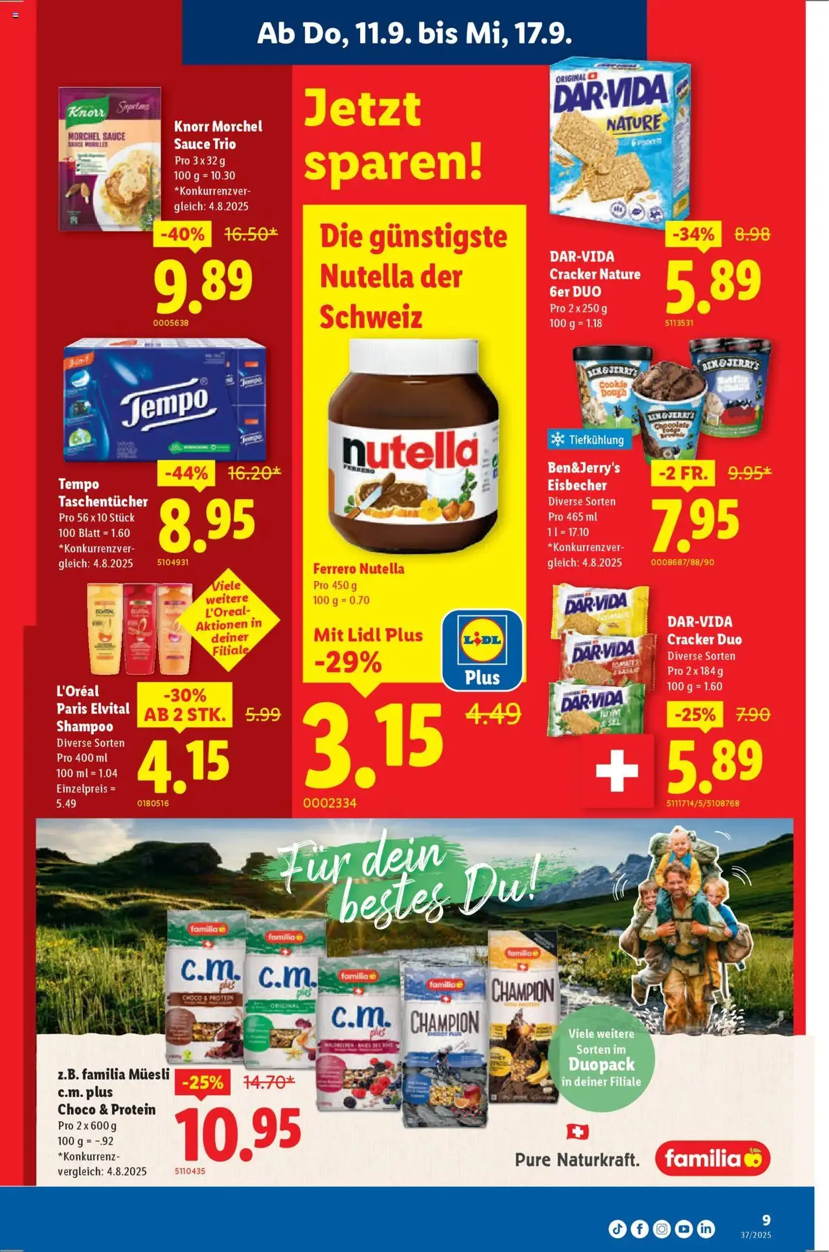 Lidl Aktionen - Gültiger Prospekt ab 11.09.2025, Seite 9 von insgesamt 40 Lidl Aktionen - Gültiger Prospekt ab 11.09.2025, Seite 9 von insgesamt 40