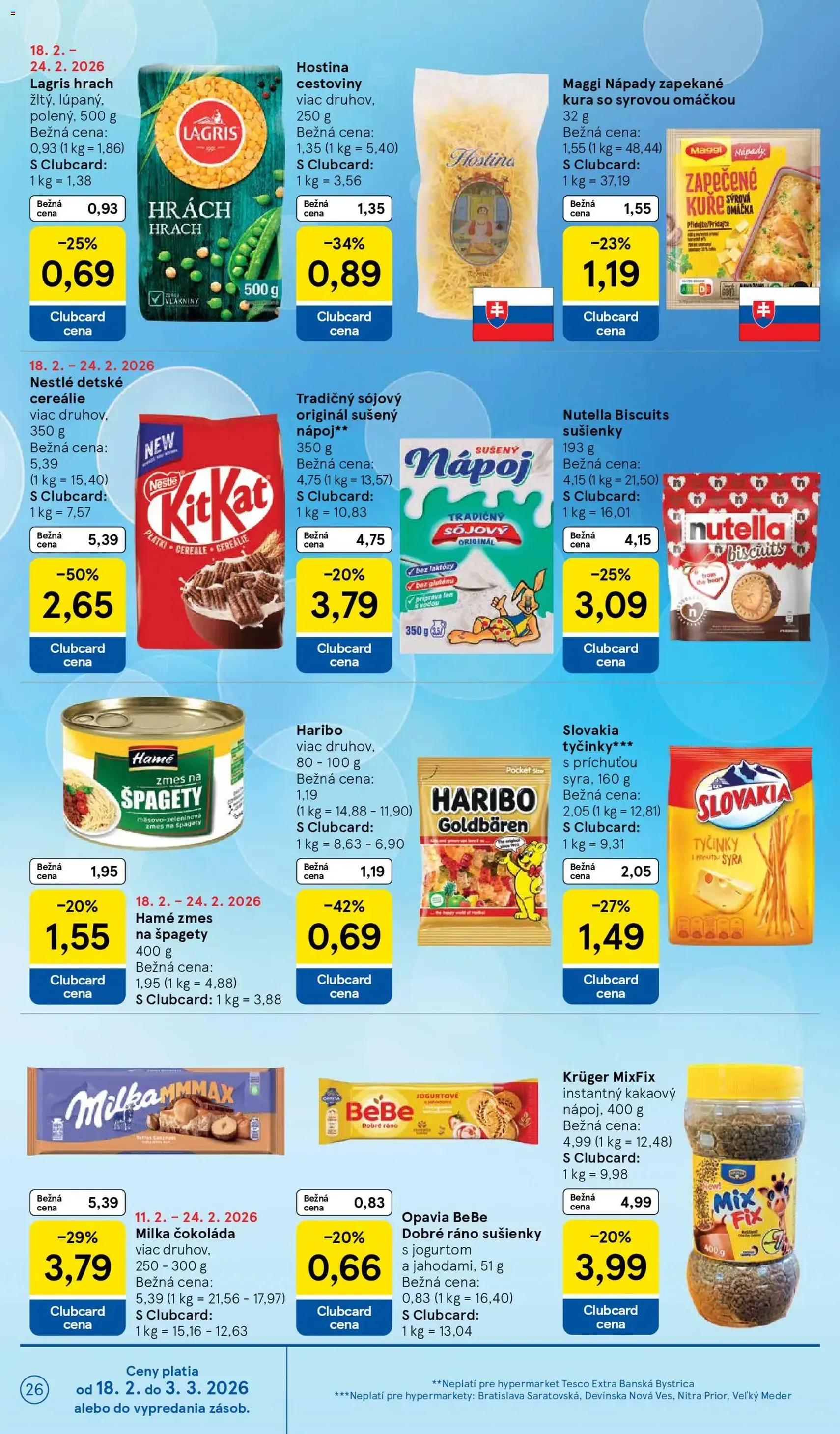 Tesco Hypermarket - leták - platný leták od 18.02.2026 strana 26 z 38