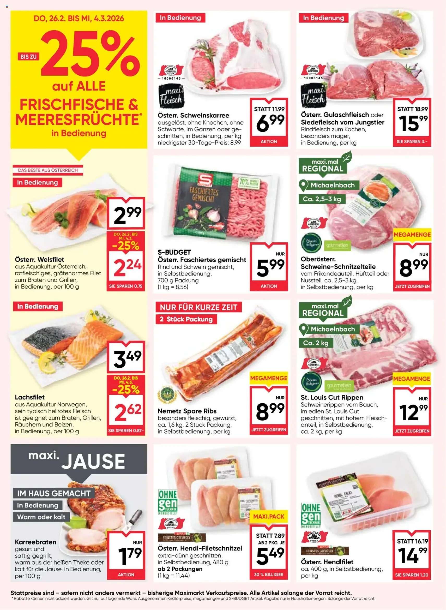 Maximarkt Flugblatt - Gültiger Prospekt ab 26.02.2026, Seite 6 von insgesamt 24