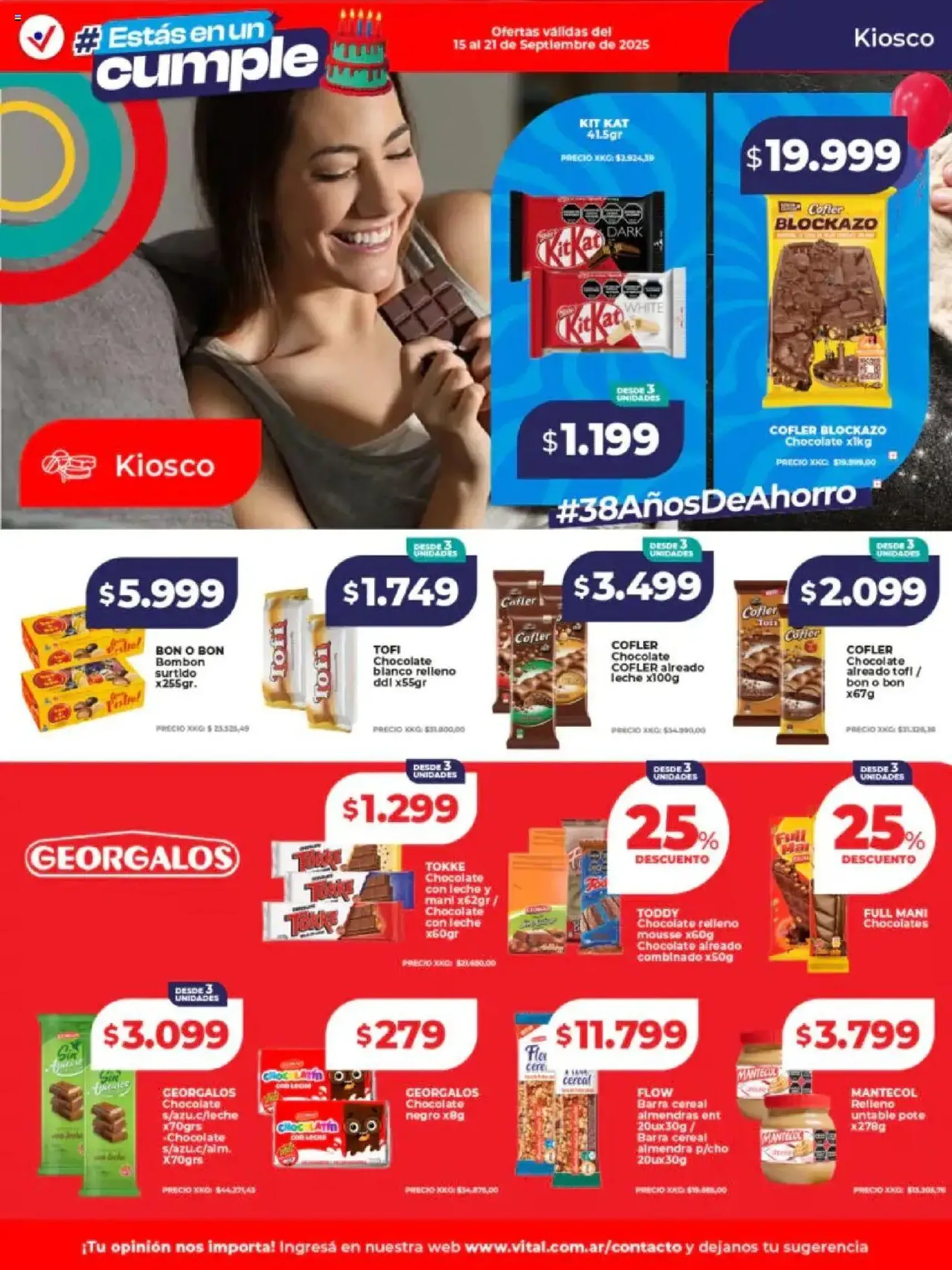 Vital - Ofertas - folleto válido desde 15/09/2025 página 17 de 22 Vital - Ofertas - folleto válido desde 15/09/2025 página 17 de 22