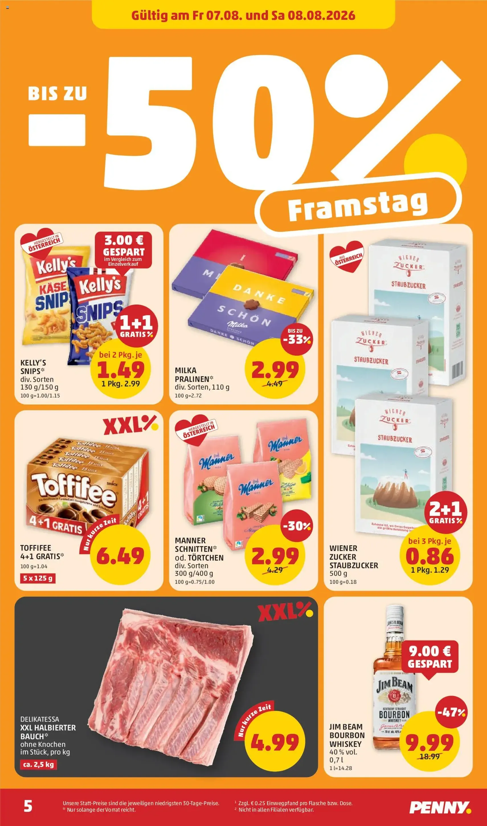 Penny Markt - Flugblatt - Gültiger Prospekt ab 06.08.2026, Seite 5 von insgesamt 28
