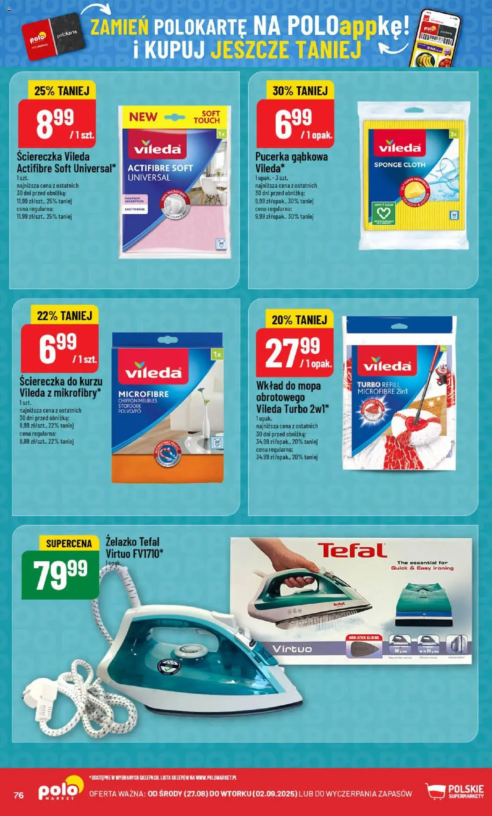 POLOmarket Gazetka - ważny gazetka od 27.08.2025 strona 76 z 78 POLOmarket Gazetka - ważny gazetka od 27.08.2025 strona 76 z 78