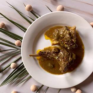 Mini Haxen mit Spinatsauce - Rezeptvorschau