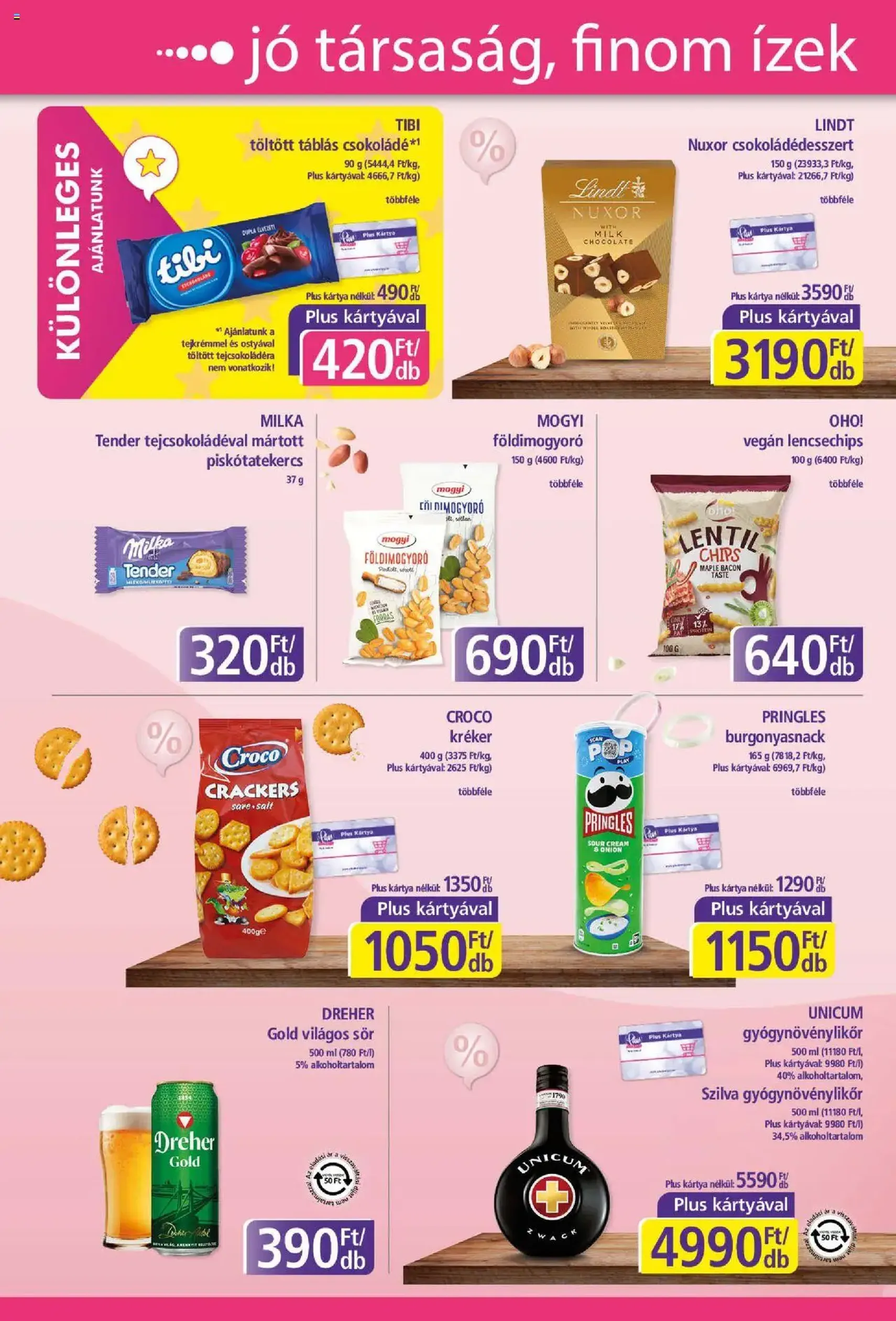Plus Market Akciós újság - 2025.10.16. érvényes szórólap 8 oldal 12 oldalból Plus Market Akciós újság - 2025.10.16. érvényes szórólap 8 oldal 12 oldalból