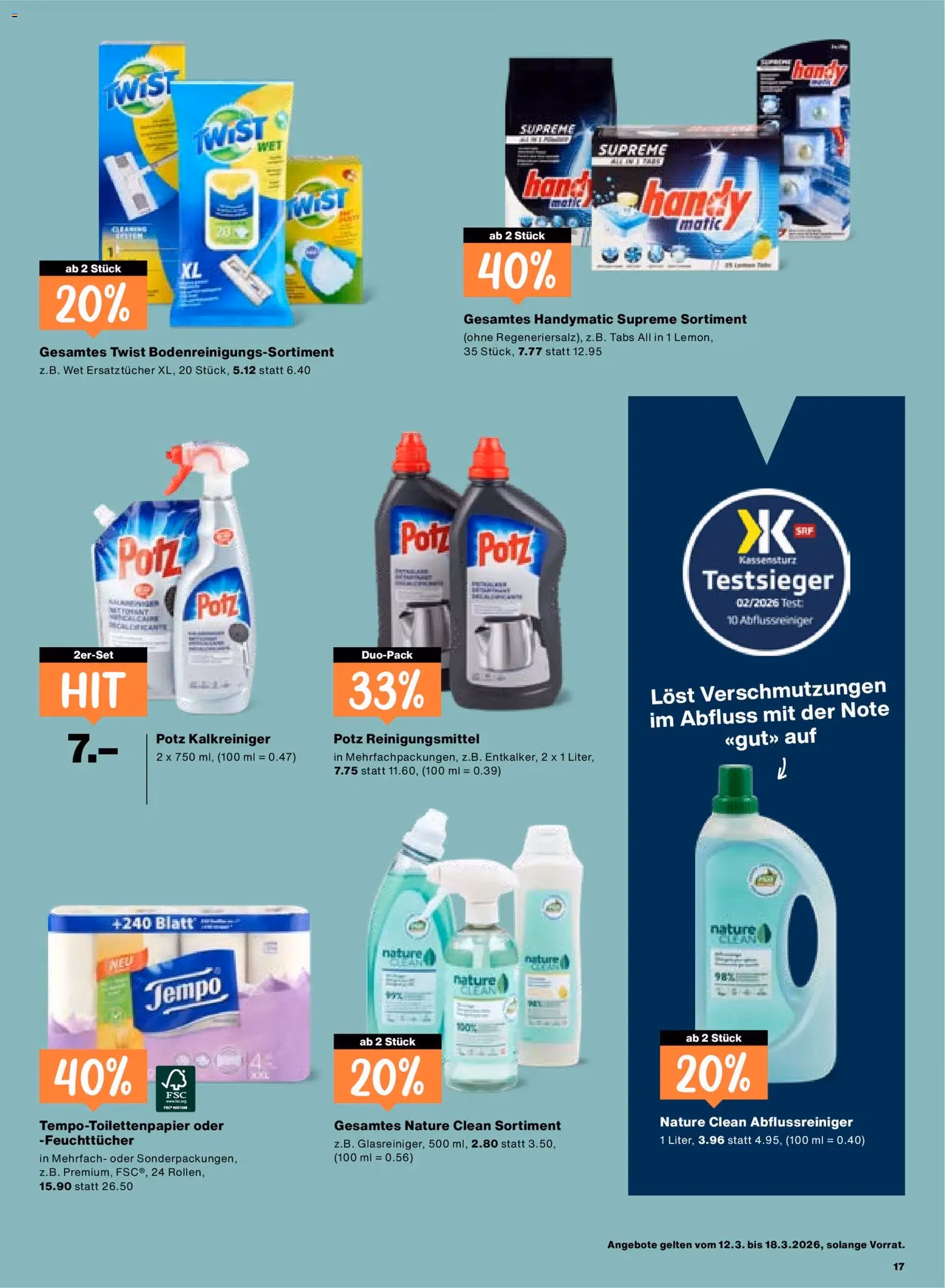 Migros aktionen - Gültiger Prospekt ab 12.03.2026, Seite 17 von insgesamt 20
