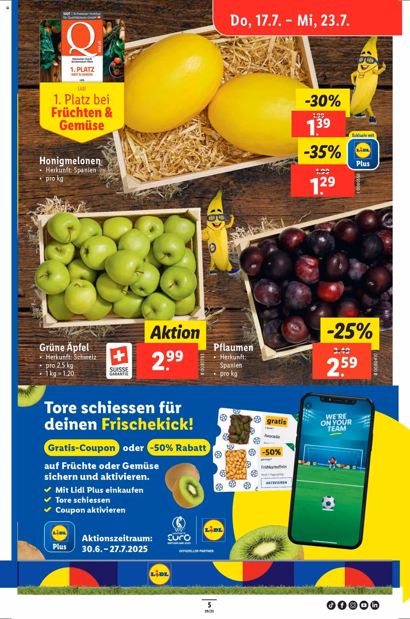 Lidl Aktionen - Gültiger Prospekt ab 17.07.2025, Seite 5 von insgesamt 34 Lidl Aktionen - Gültiger Prospekt ab 17.07.2025, Seite 5 von insgesamt 34