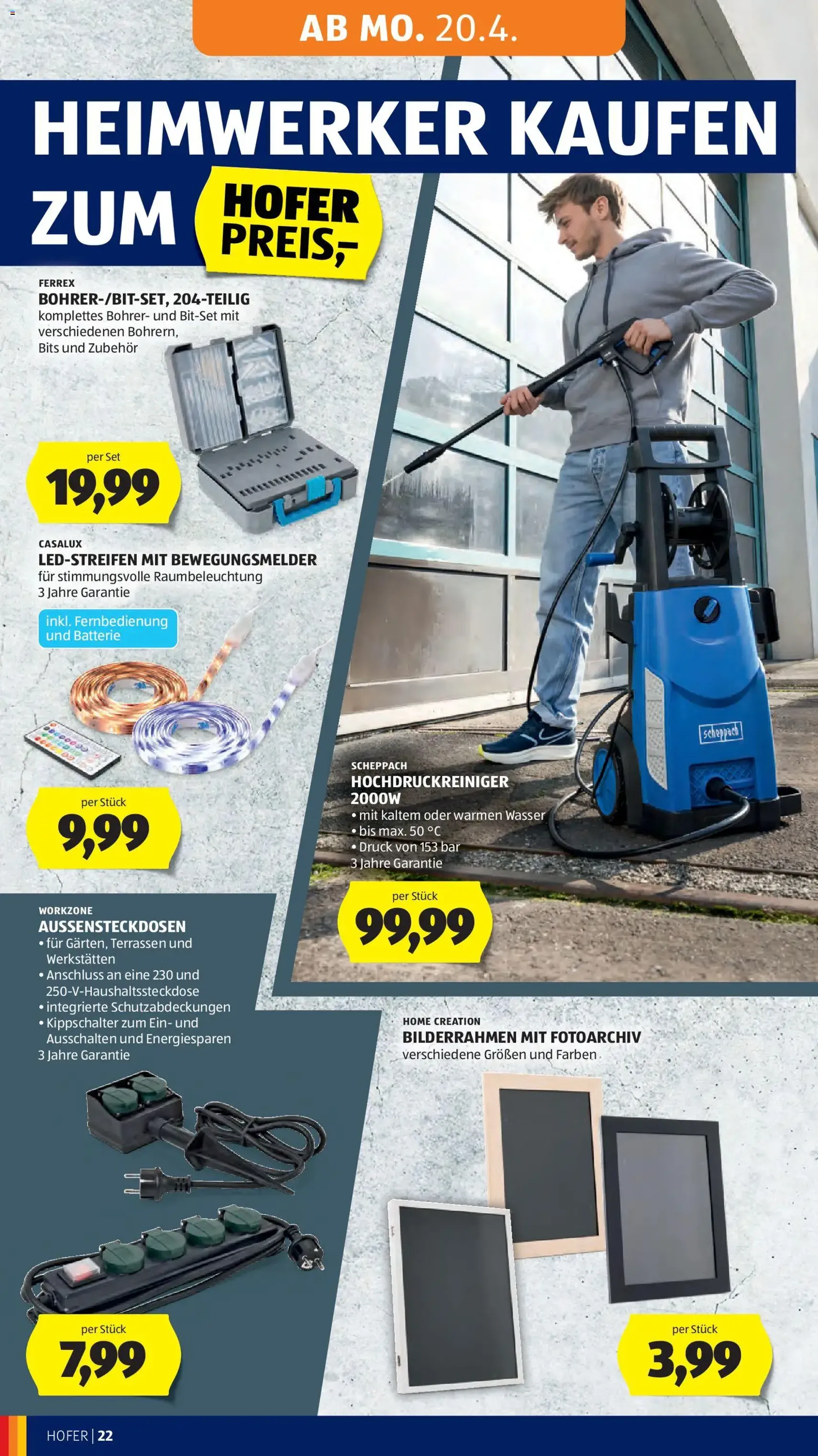 Hofer Flugblatt - Gültiger Prospekt ab 20.04.2026, Seite 26 von insgesamt 45