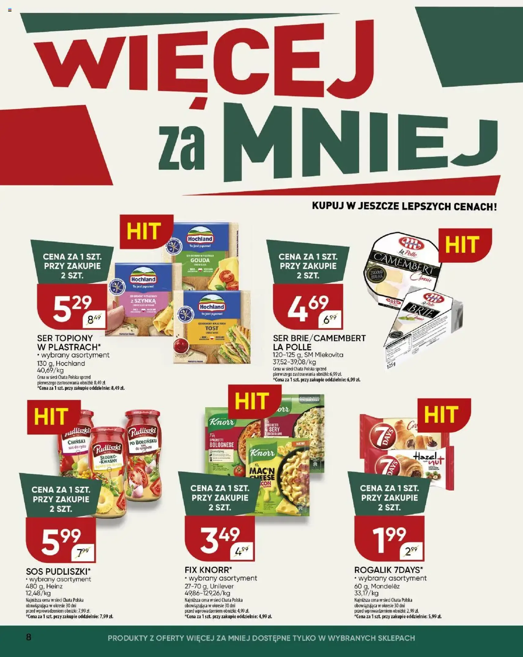 Chata Polska Gazetka - ważny gazetka od 17.07.2025 strona 8 z 23 Chata Polska Gazetka - ważny gazetka od 17.07.2025 strona 8 z 23