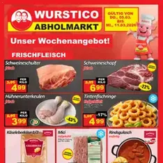 Wurstico Abholmarkt Flugblatt - Prospekt Vorschau gültig ab 05.03.2026