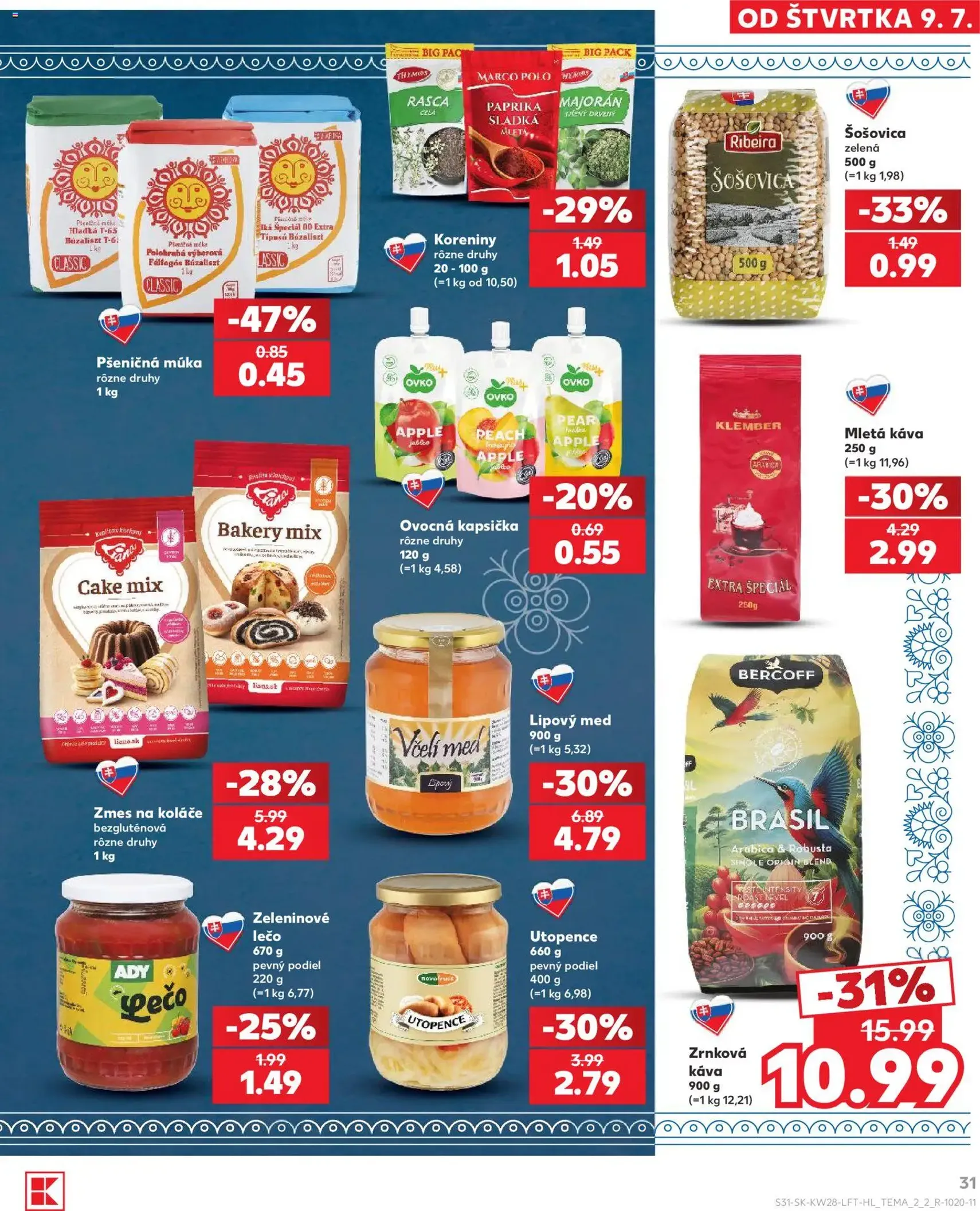 Kaufland leták - platný leták od 09.07.2026 strana 31 z 82