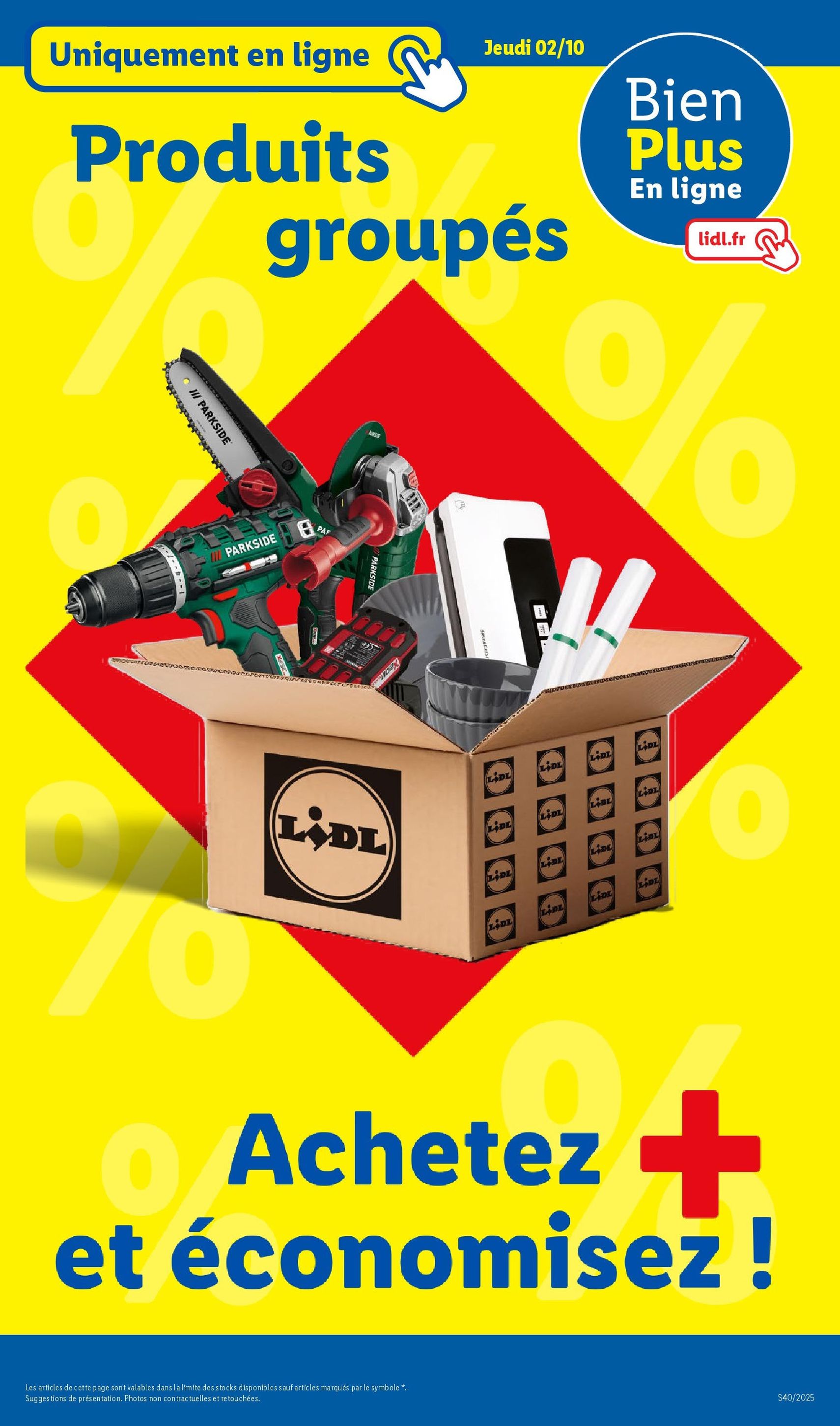 LIDL catalogue semaine 40 - brochure valable à partir du 02/10/2025, page 33 sur 76 LIDL catalogue semaine 40 - brochure valable à partir du 02/10/2025, page 33 sur 76