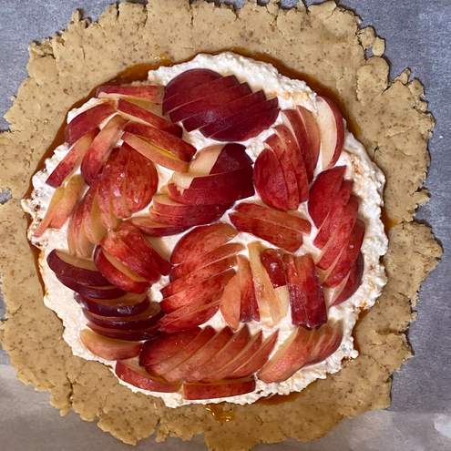 Galetta alle pesche - procedimento 1