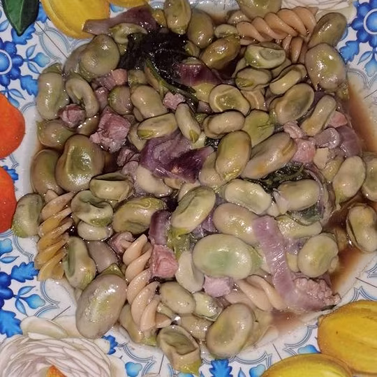 Anteprima ricetta Pasta con Fave Fresche e Pancetta