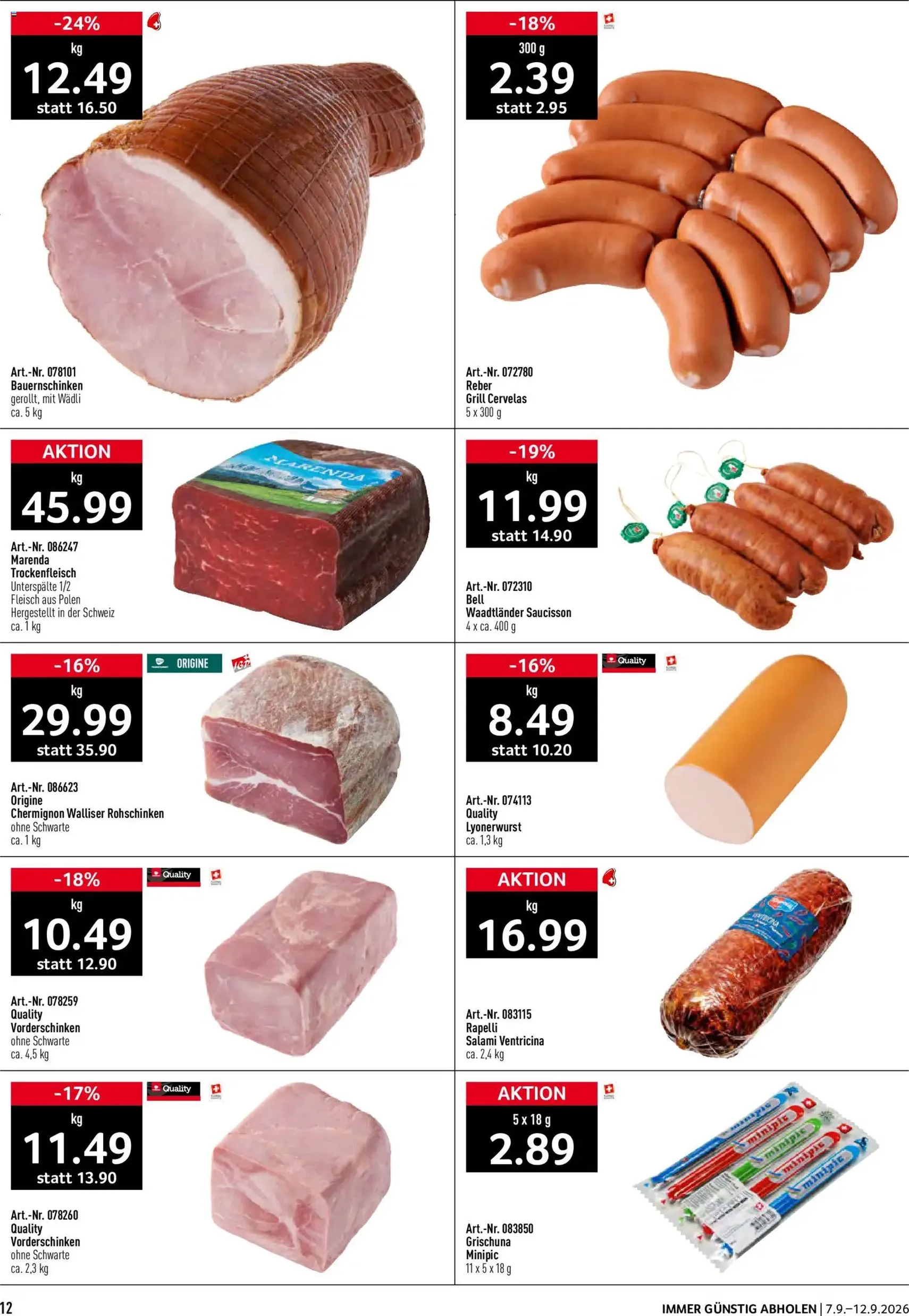 Prodega aktionen - Gültiger Prospekt ab 07.09.2026, Seite 12 von insgesamt 40