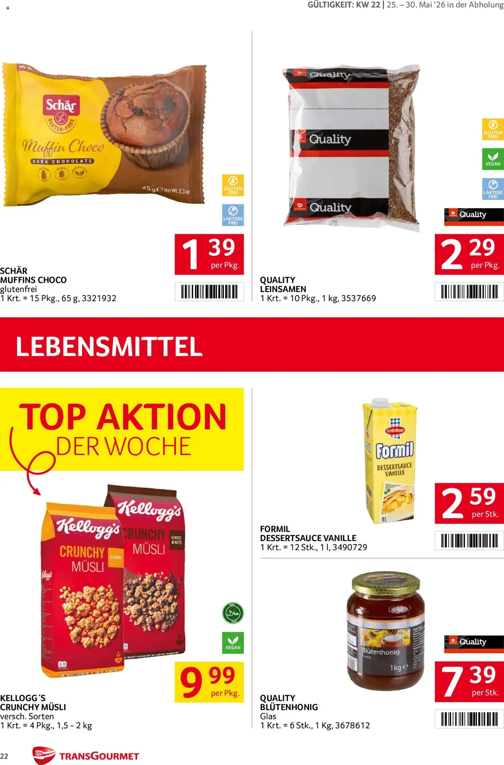 Transgourmet Flugblatt - Gültiger Prospekt ab 25.05.2026, Seite 21 von insgesamt 35
