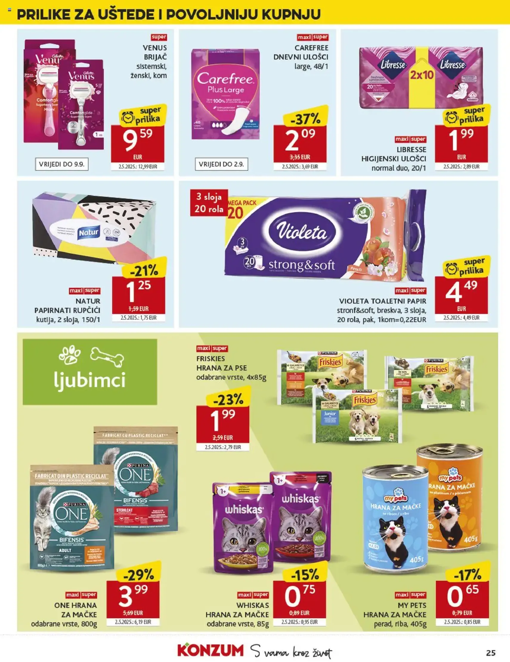 Konzum HR Akciós újság - 2025.08.20. érvényes szórólap 25 oldal 38 oldalból