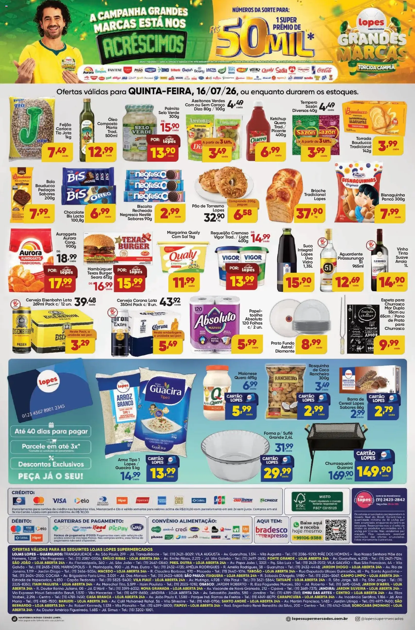 Lopes Supermercados - Ofertas da semana - folheto válido a partir de 16/07/2026 página 2 de 2