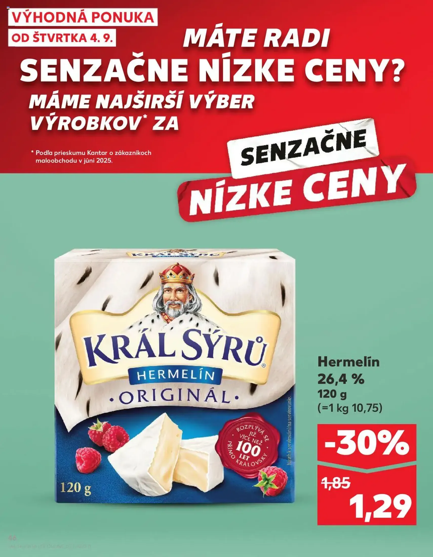 Kaufland Bratislava-Avion - platný leták od 04.09.2025 strana 46 z 76 Kaufland Bratislava-Avion - platný leták od 04.09.2025 strana 46 z 76