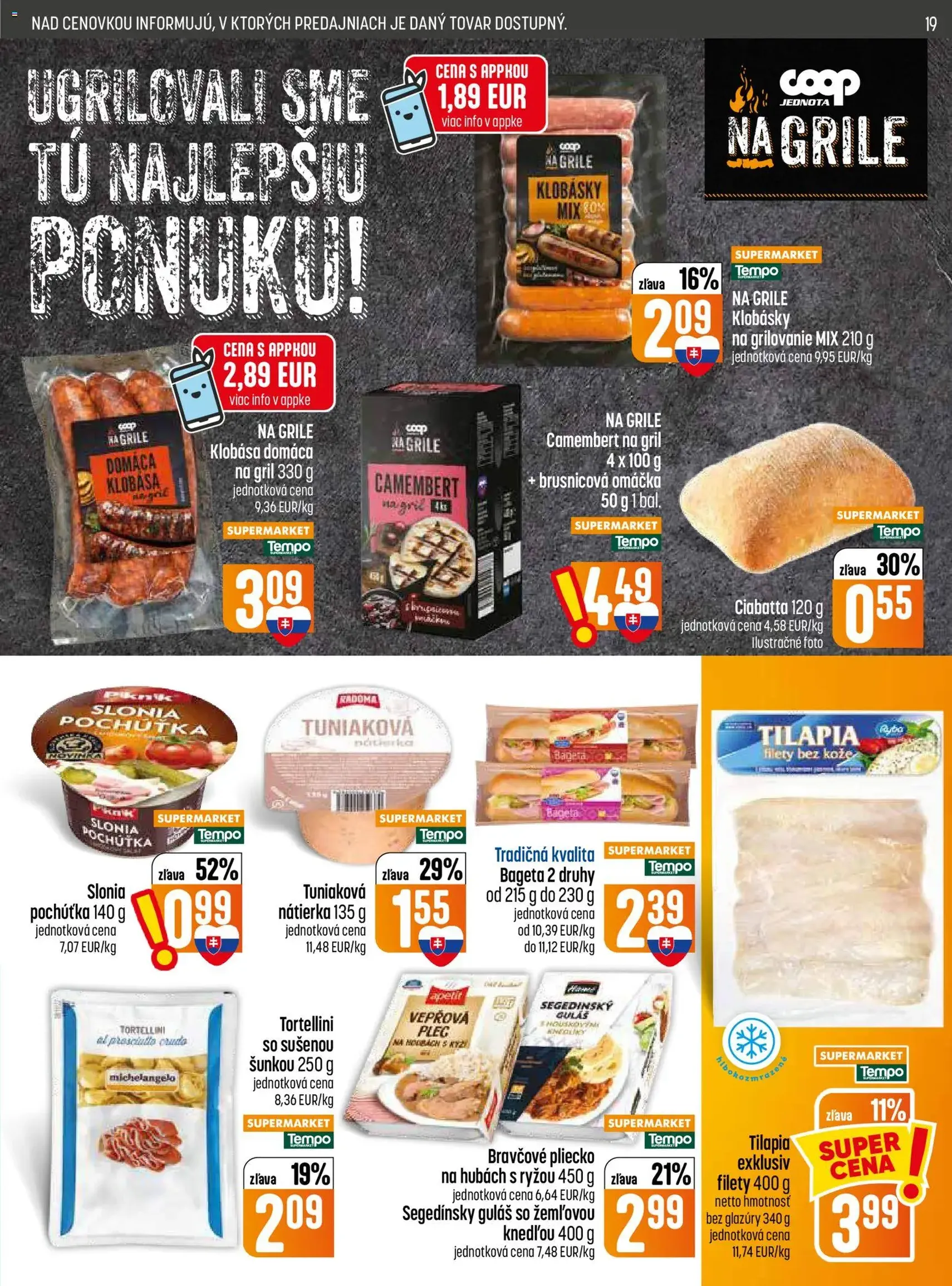 COOP Jednota leták - platný leták od 09.07.2026 strana 19 z 32
