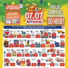 Semar Supermercado - Ofertas da semana - pré-visualização do folheto, válido a partir de 07/07/2026