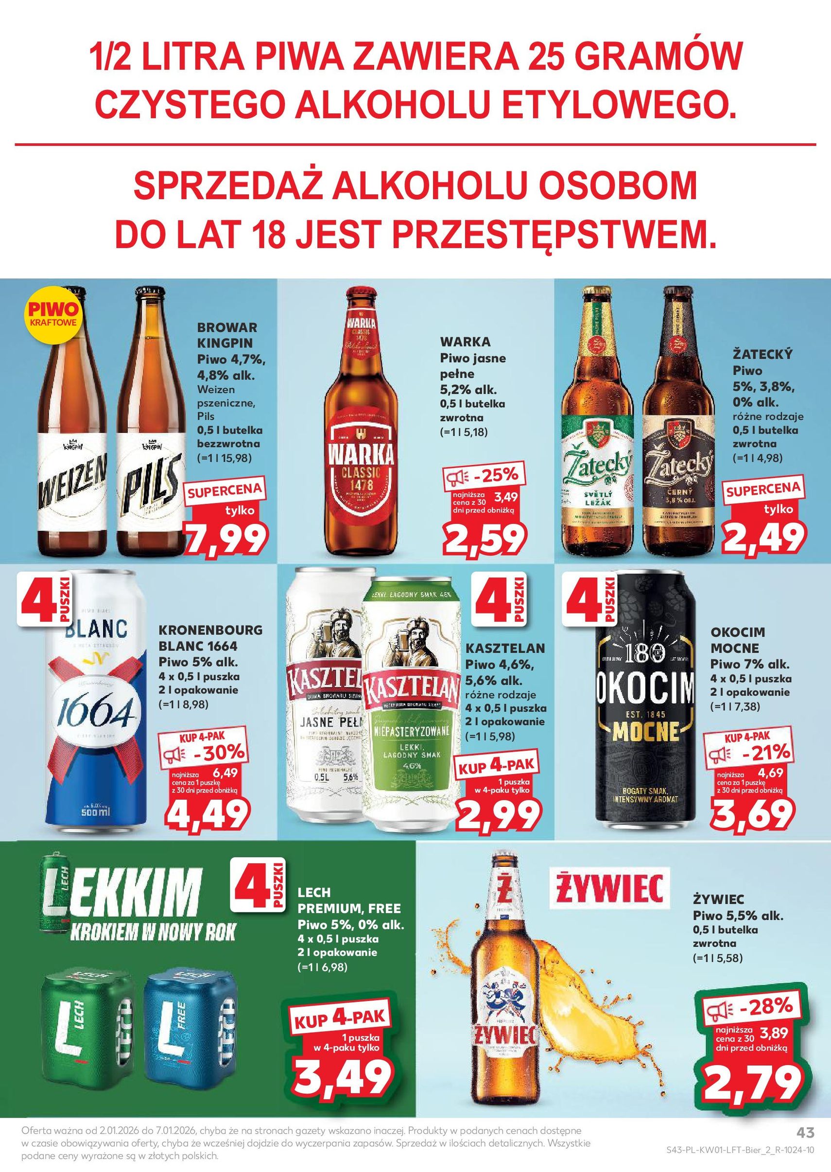 Kaufland gazetka - ważny gazetka od 02.01.2026 strona 43 z 52