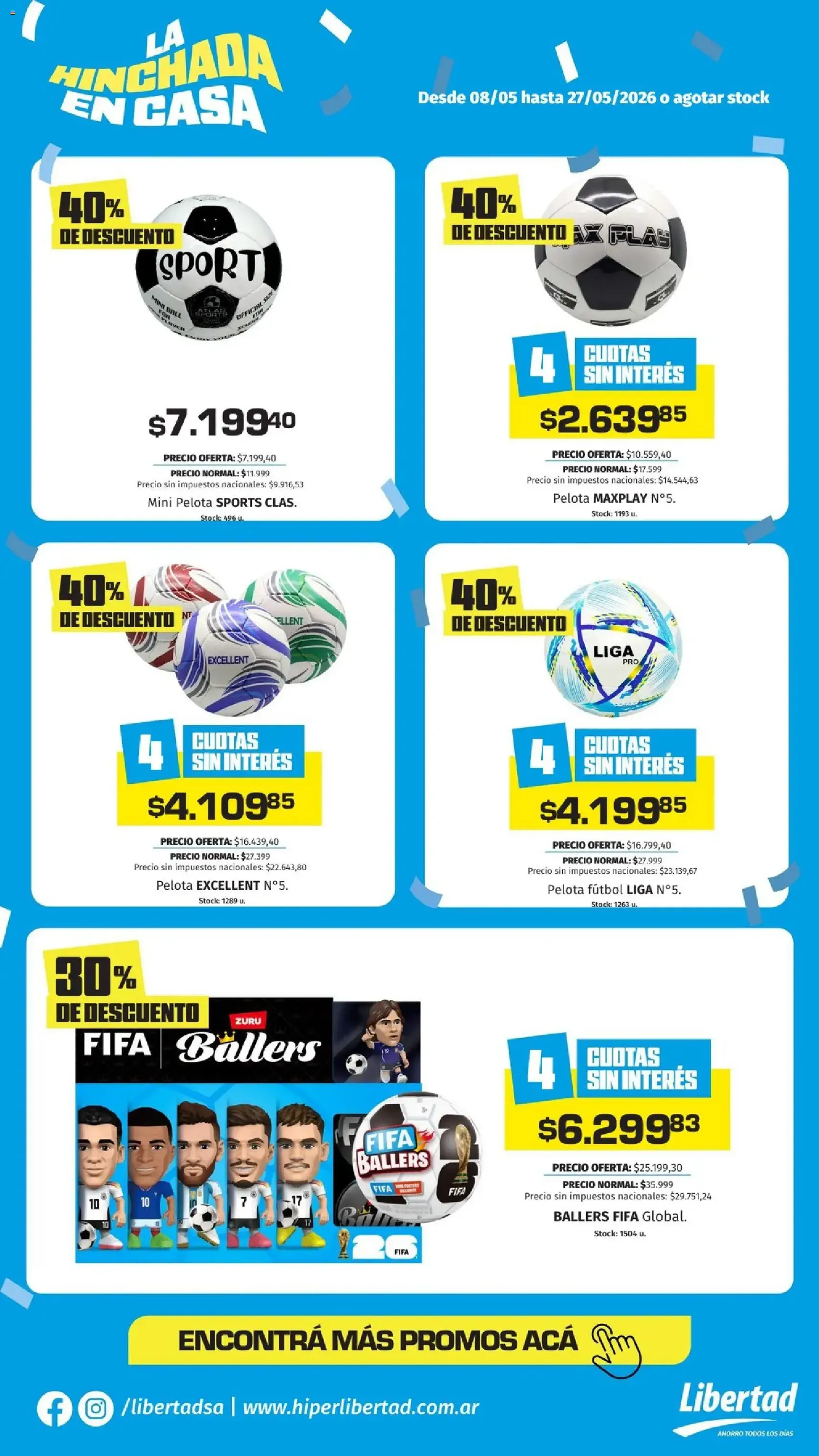 Hipermercado Libertad - La hinchada en casa - folleto válido desde 08/05/2026 página 4 de 4