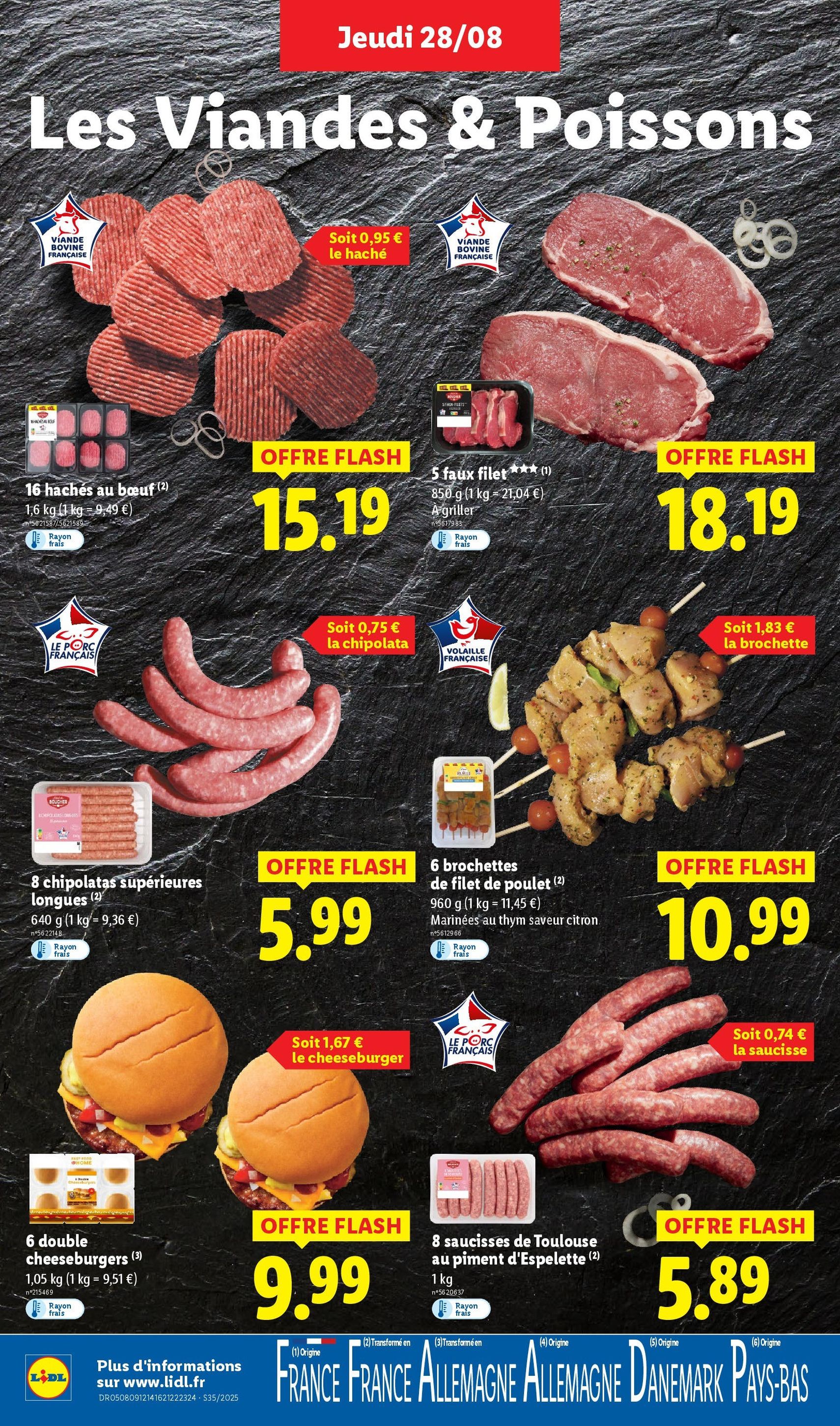 LIDL catalogue semaine 35 - brochure valable à partir du 28/08/2025, page 4 sur 73 LIDL catalogue semaine 35 - brochure valable à partir du 28/08/2025, page 4 sur 73