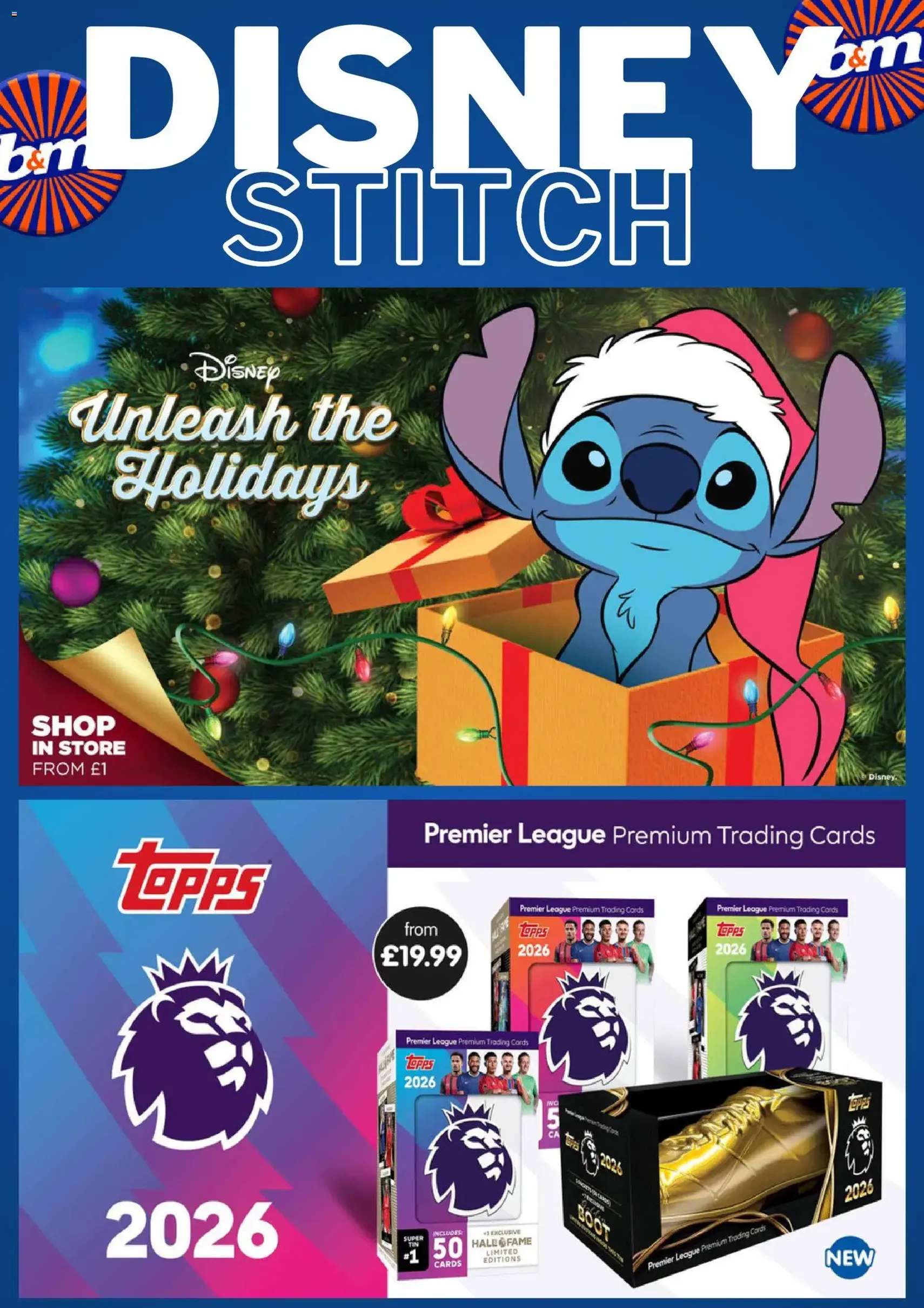 B&M - Offers - valid flyer from 25/10/2025, page 1 of 8