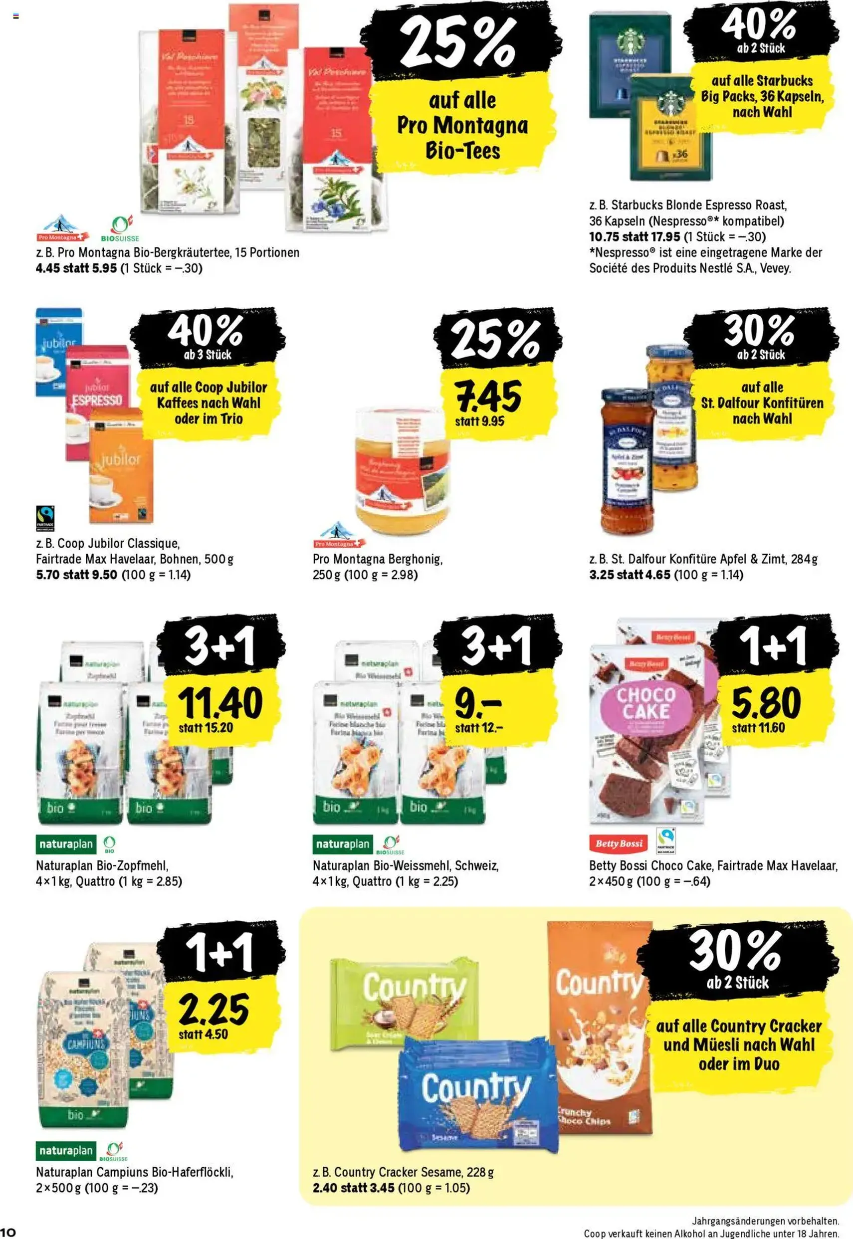 Coop Aktionen - Gültiger Prospekt ab 11.09.2025, Seite 10 von insgesamt 24 Coop Aktionen - Gültiger Prospekt ab 11.09.2025, Seite 10 von insgesamt 24